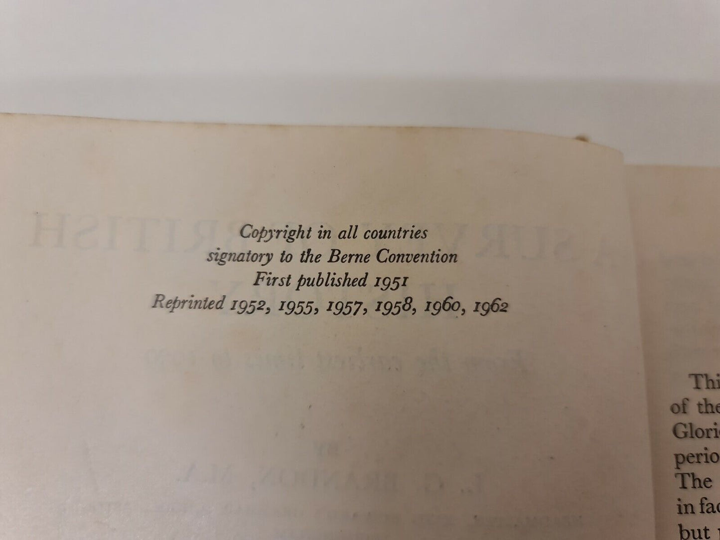 A Survey of British History, Book 3: 1688-1815 by Brandon (1962)