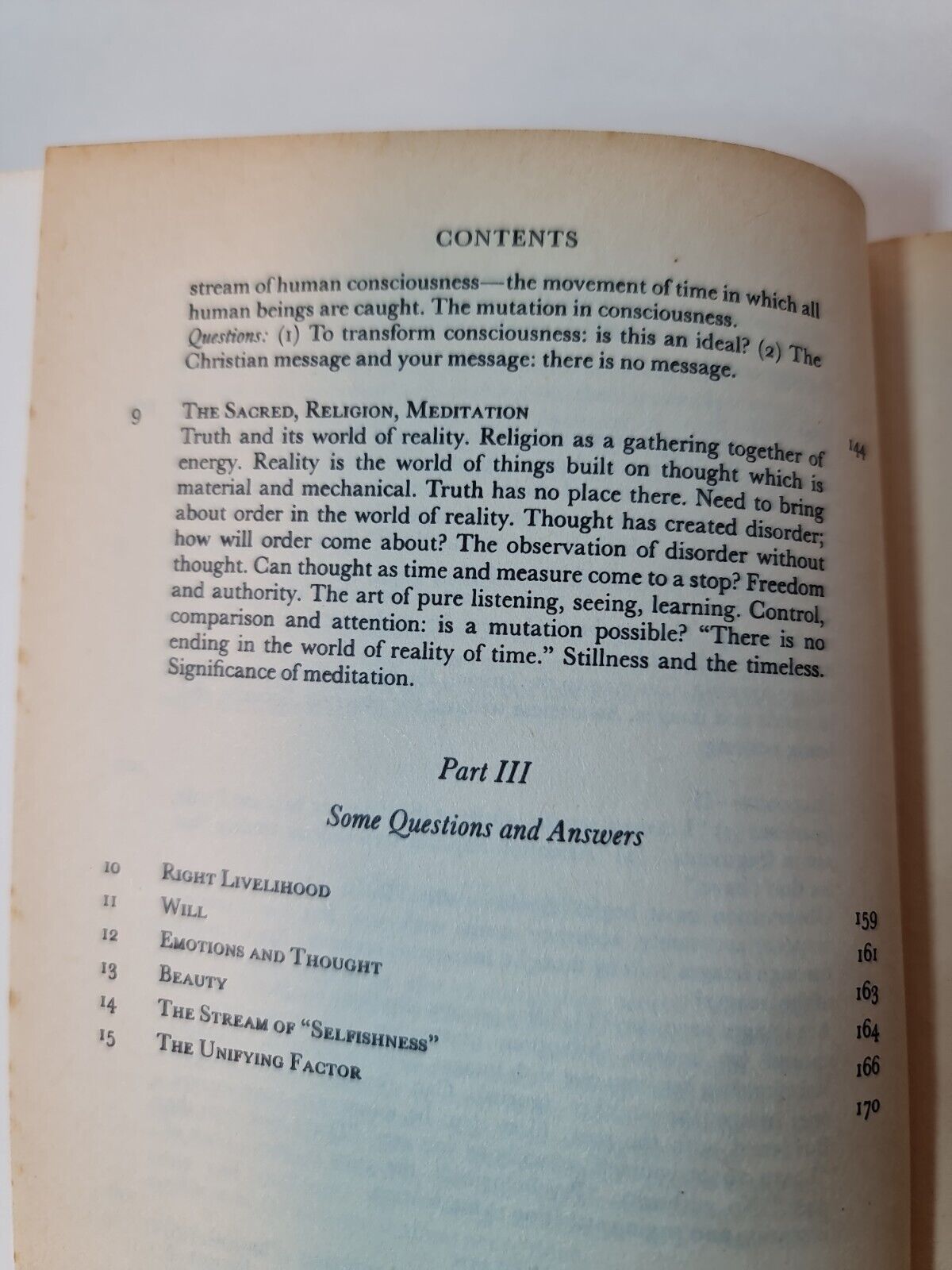 Truth and Actuality by J. Krishnamurti (1991)