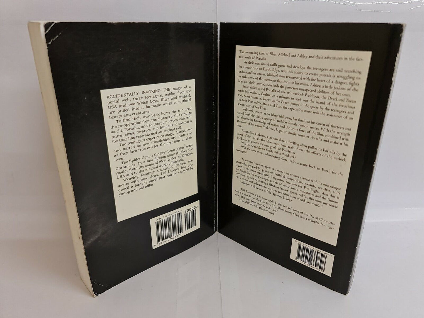 SIGNED - The Portal Chronicles by Taff Lovesey - 2 Book Bundle