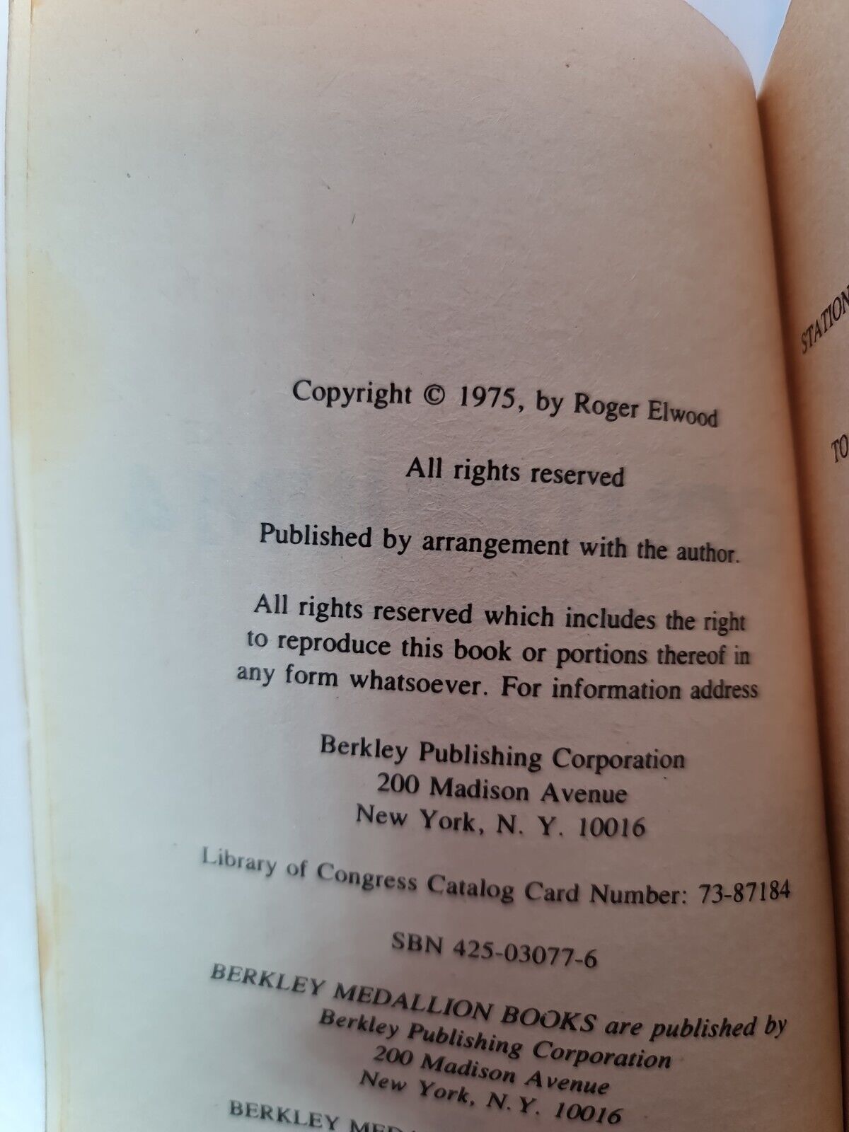 Continuum 4 eds Roger Elwood (1976)