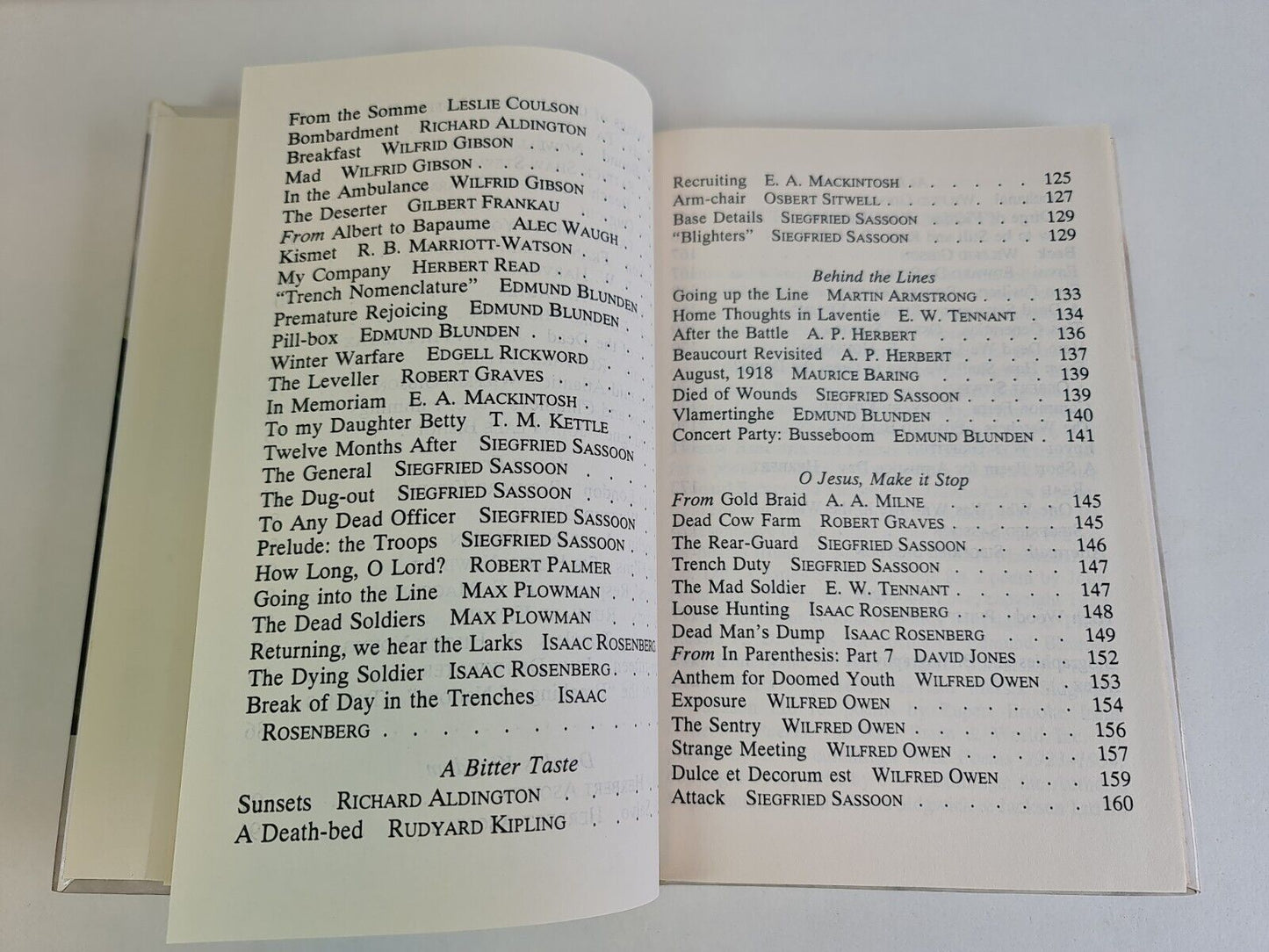 Up the Line to Death: War Poets, 1914-18 by B Gardner (1996 - ISIS Large Print)