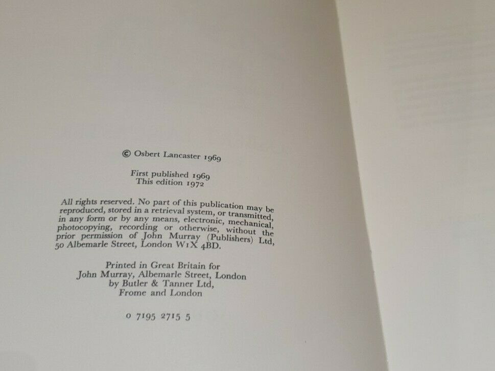 SIGNED - Sailing to Byzantium by Osbert Lancaster (1972)