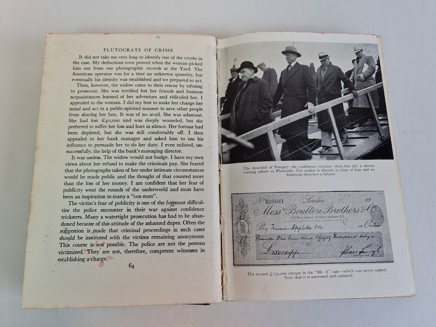 Plutocrats of Crime: A Gallery of Confidence Tricksters by Percy Smith (1960)