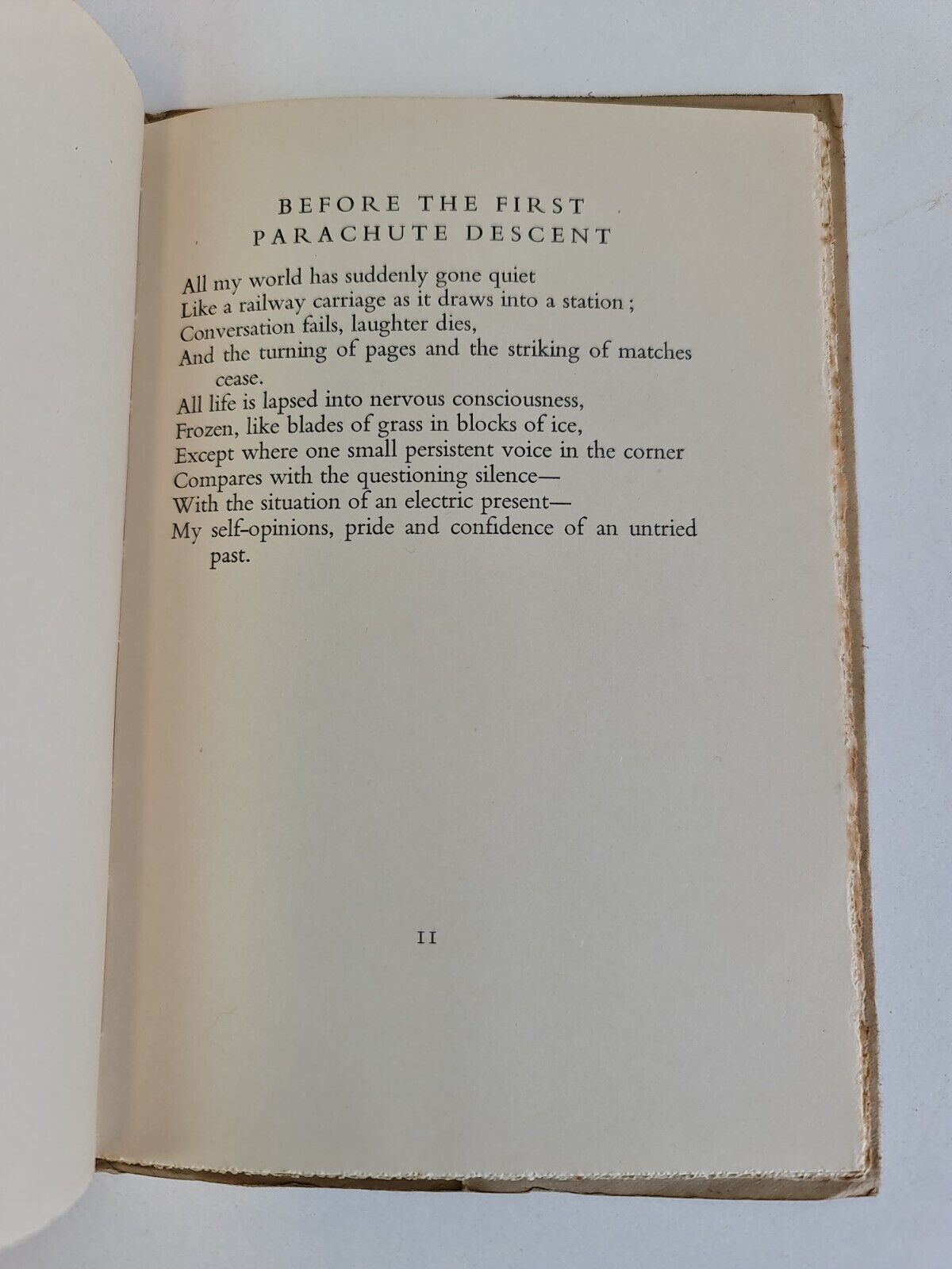 Parachute Battalion. Poems by Richard Spender (1943)