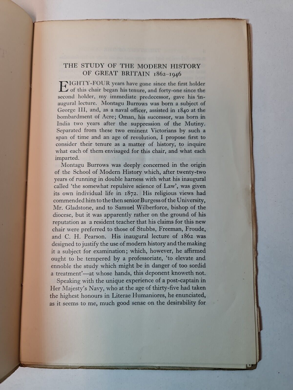 The Study of the Modern History of Great Britain 1862-1946 by K Feiling (1947)