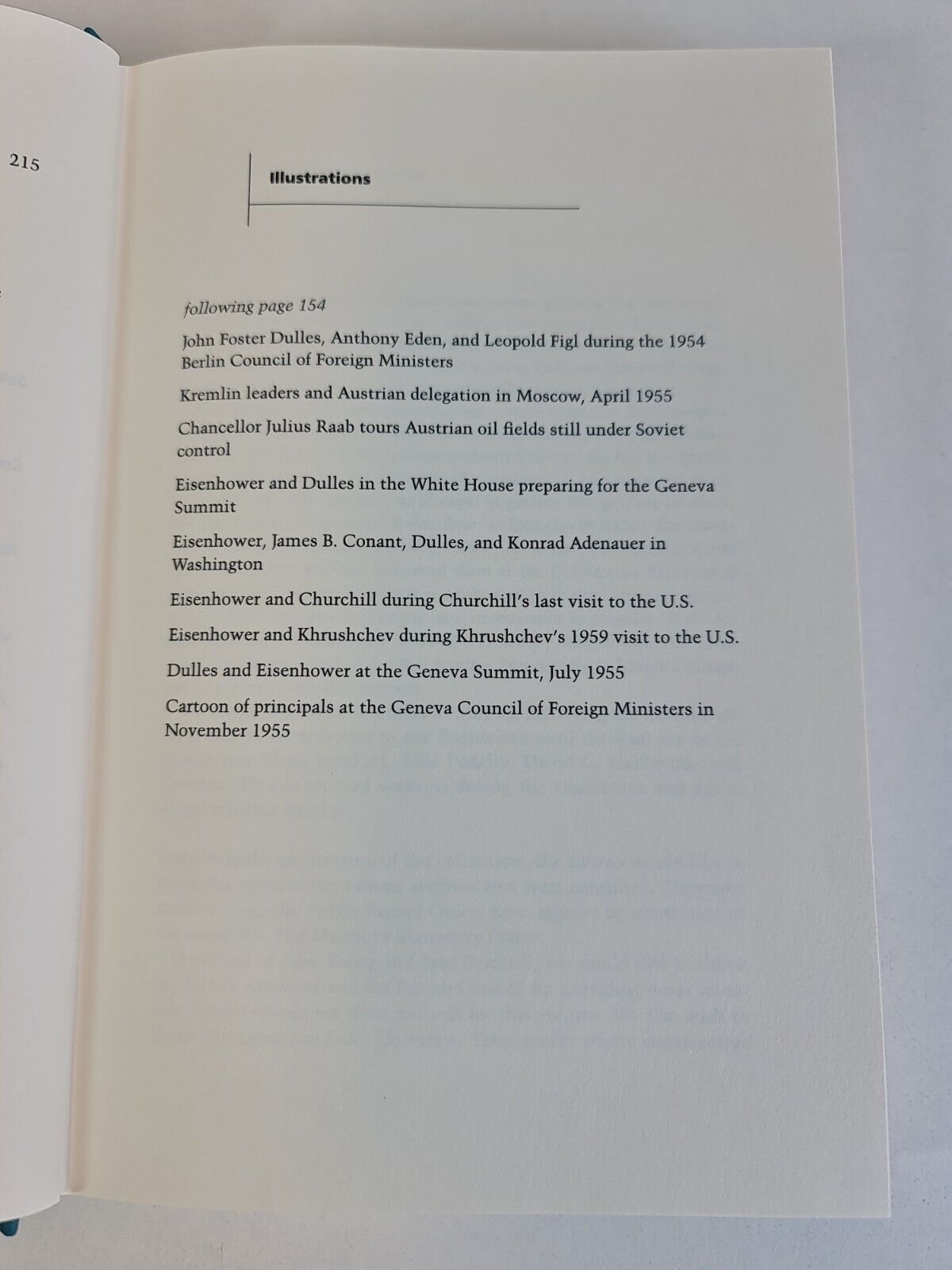 SIGNED - Cold War Respite: The Geneva Summit of 1955 by Saki Dockrill