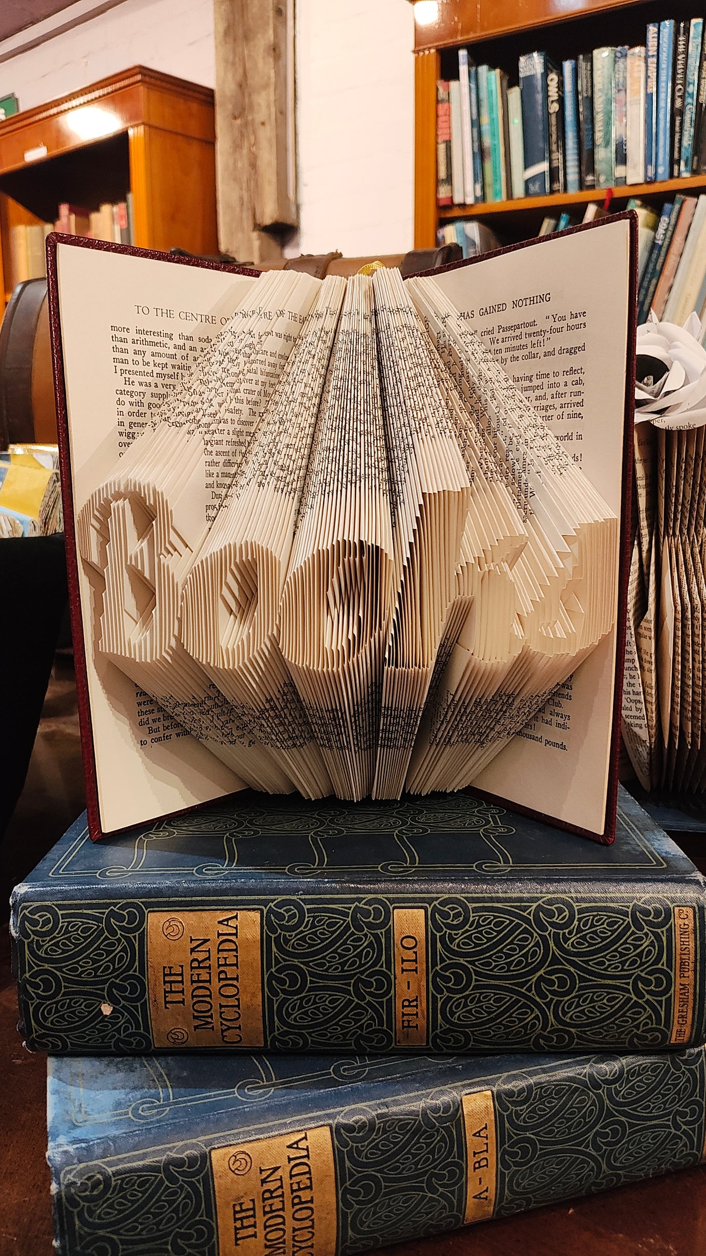 "Books" Book Art