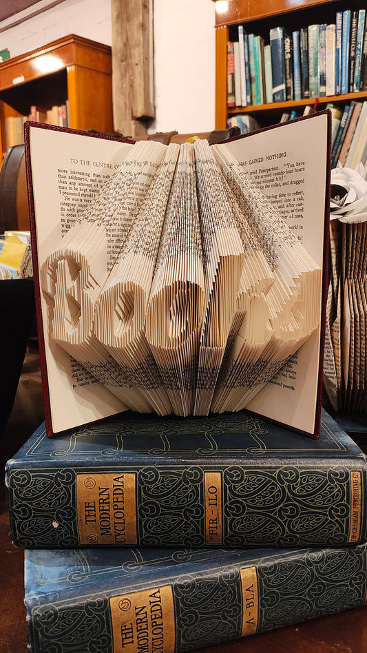 "Books" Book Art