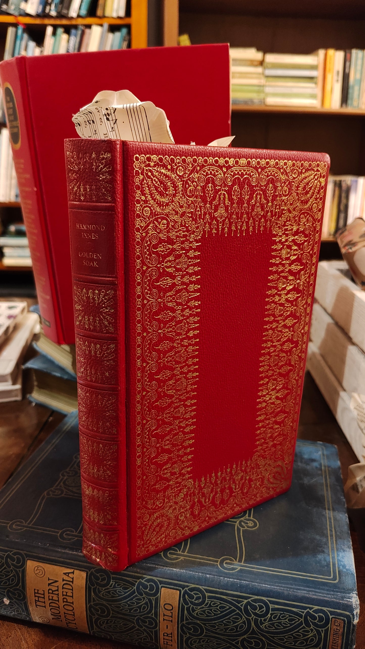 Music Paper Floral Book Art (Collection Only)