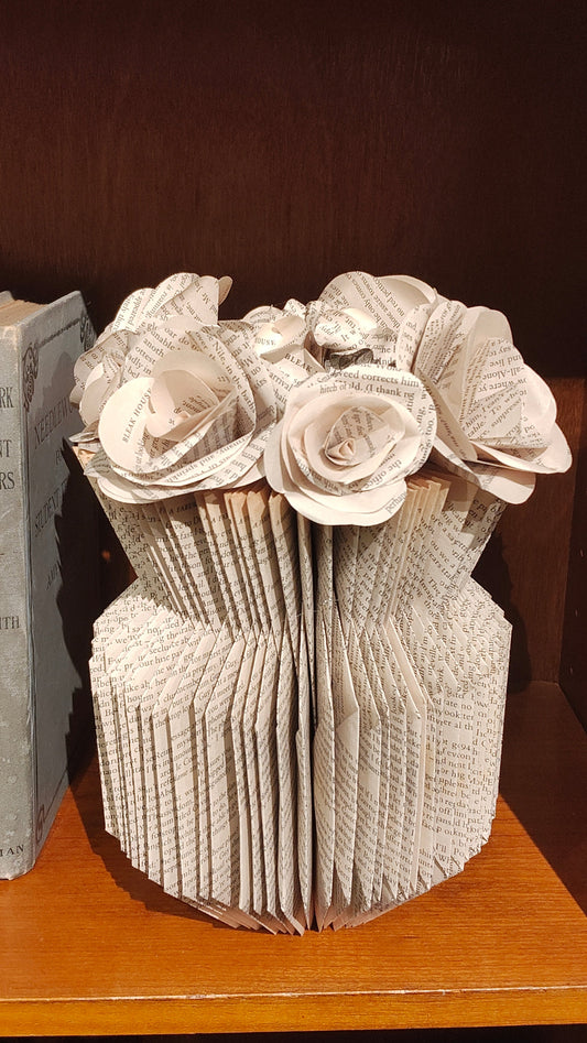 Bleak House Floral Book Art Vase (COLLECTION ONLY)