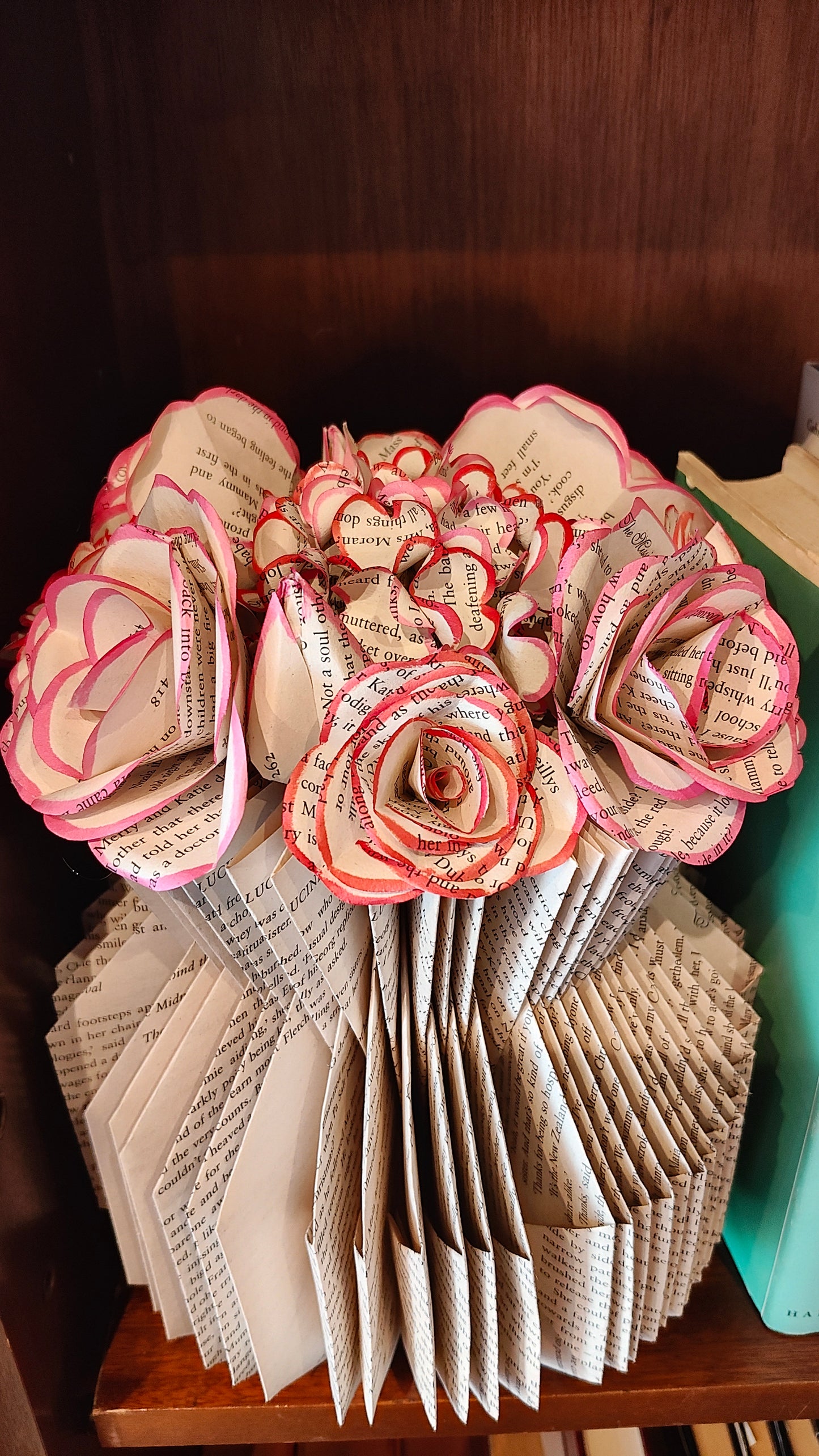 The Missing Sister Floral Book Art Vase (COLLECTION ONLY)