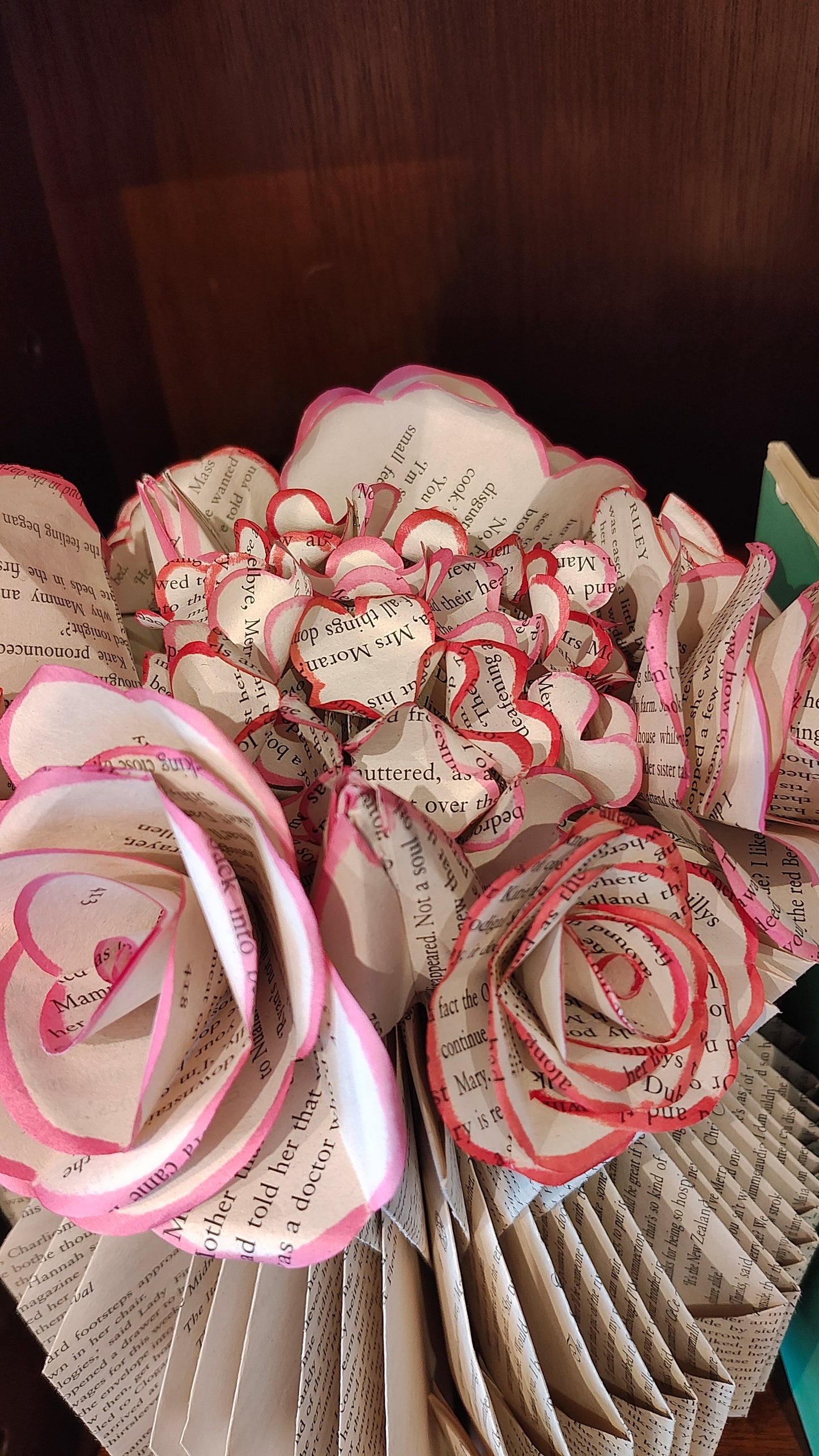 The Missing Sister Floral Book Art Vase (COLLECTION ONLY)