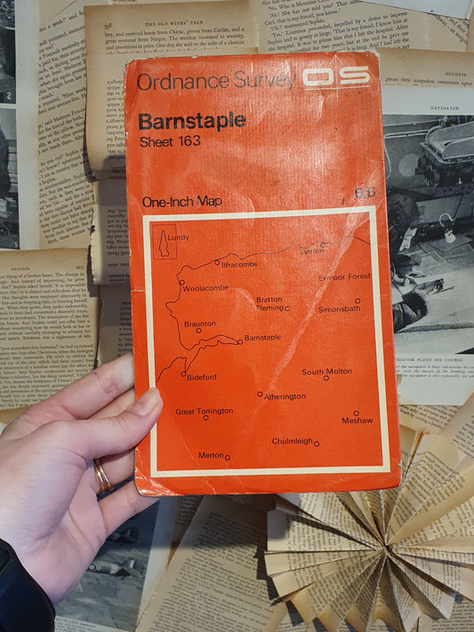 Ordnance Survey One-Inch Map - Barnstaple (Sheet 163)