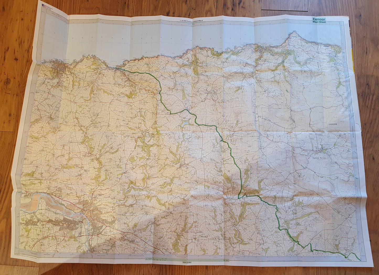 Ordnance Survey Outdoor Leisure Map - Exmoor (Sheet 9)