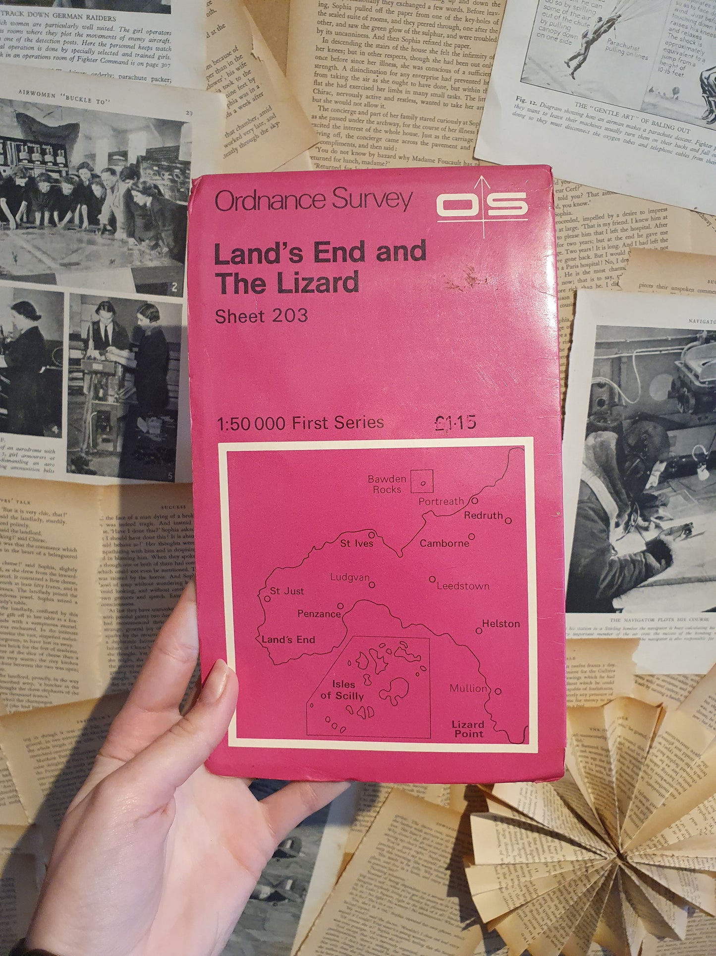 Ordnance Survey Landranger Map- Land's End and the Lizard (Sheet 203)