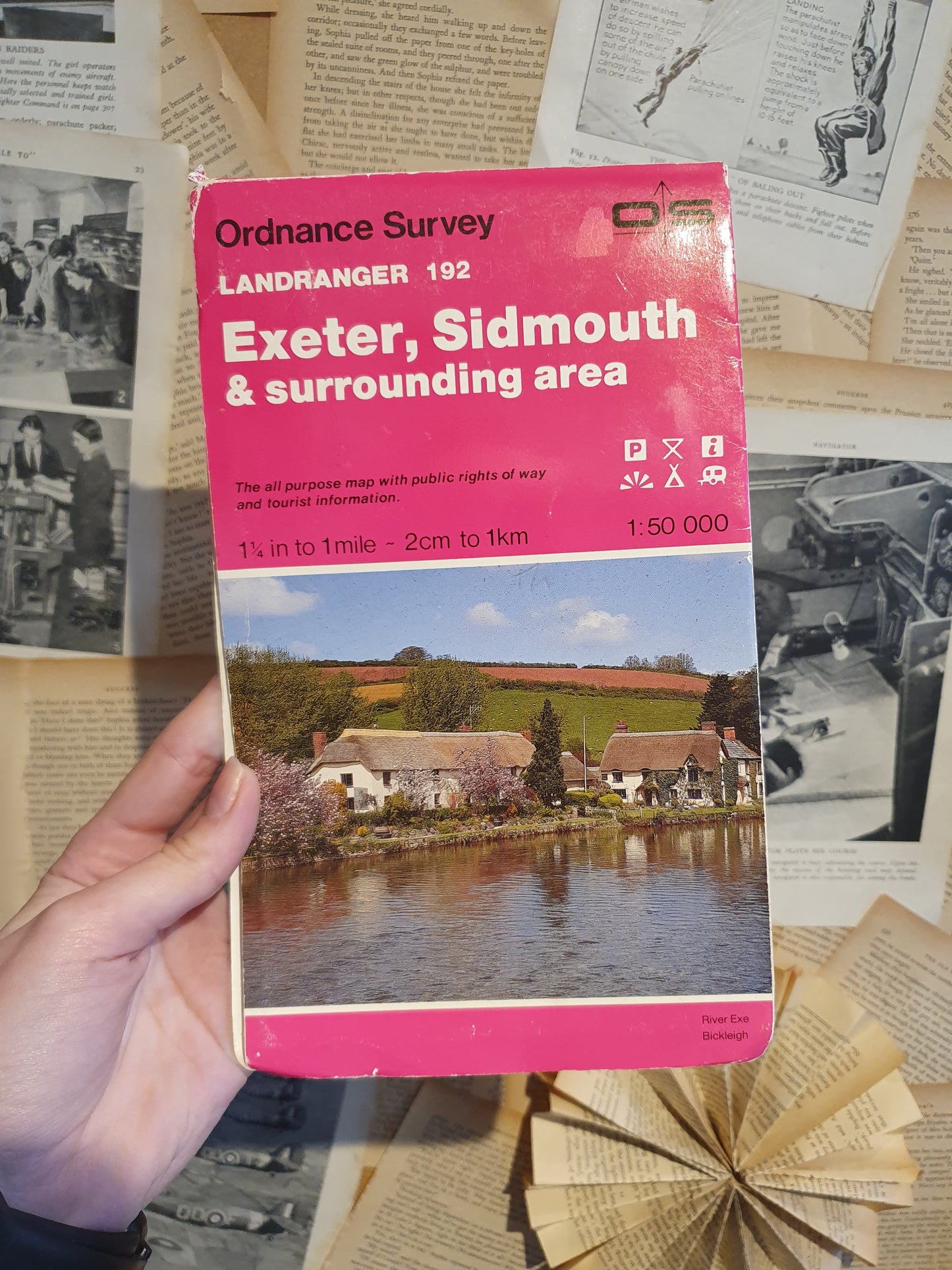 Ordnance Survey Landranger Map - Exeter, Sidmouth & Surrounding Area (Sheet 192)