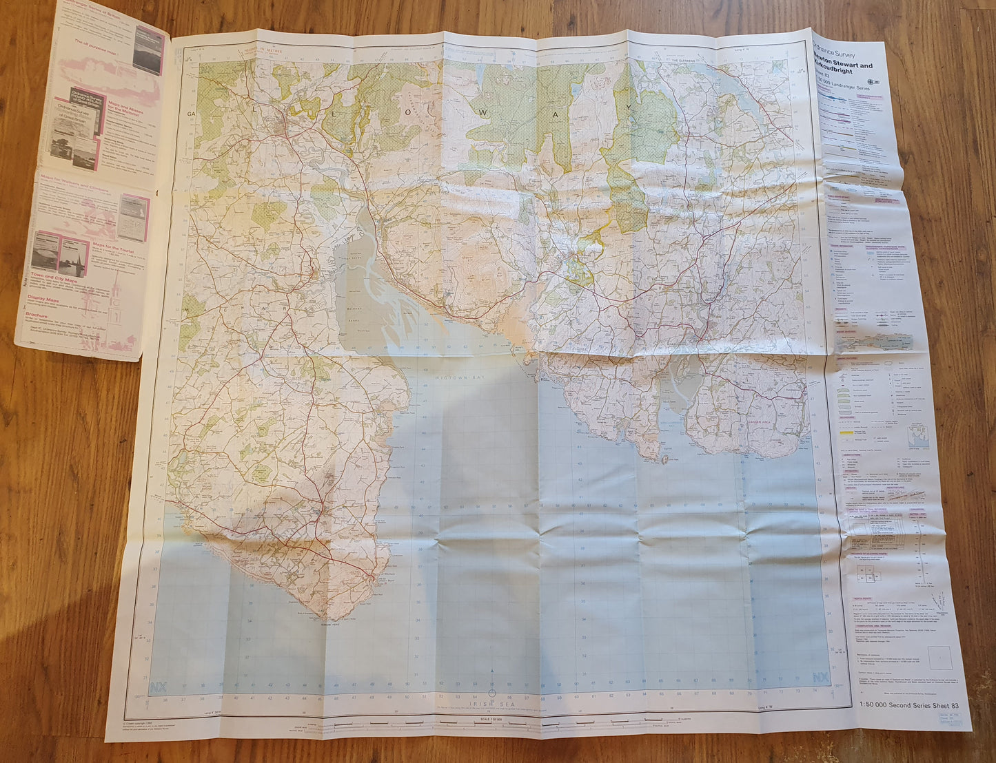 Ordnance Survey Landranger Map - Newton Stewart & Kirkcudbright Area (Sheet 83)