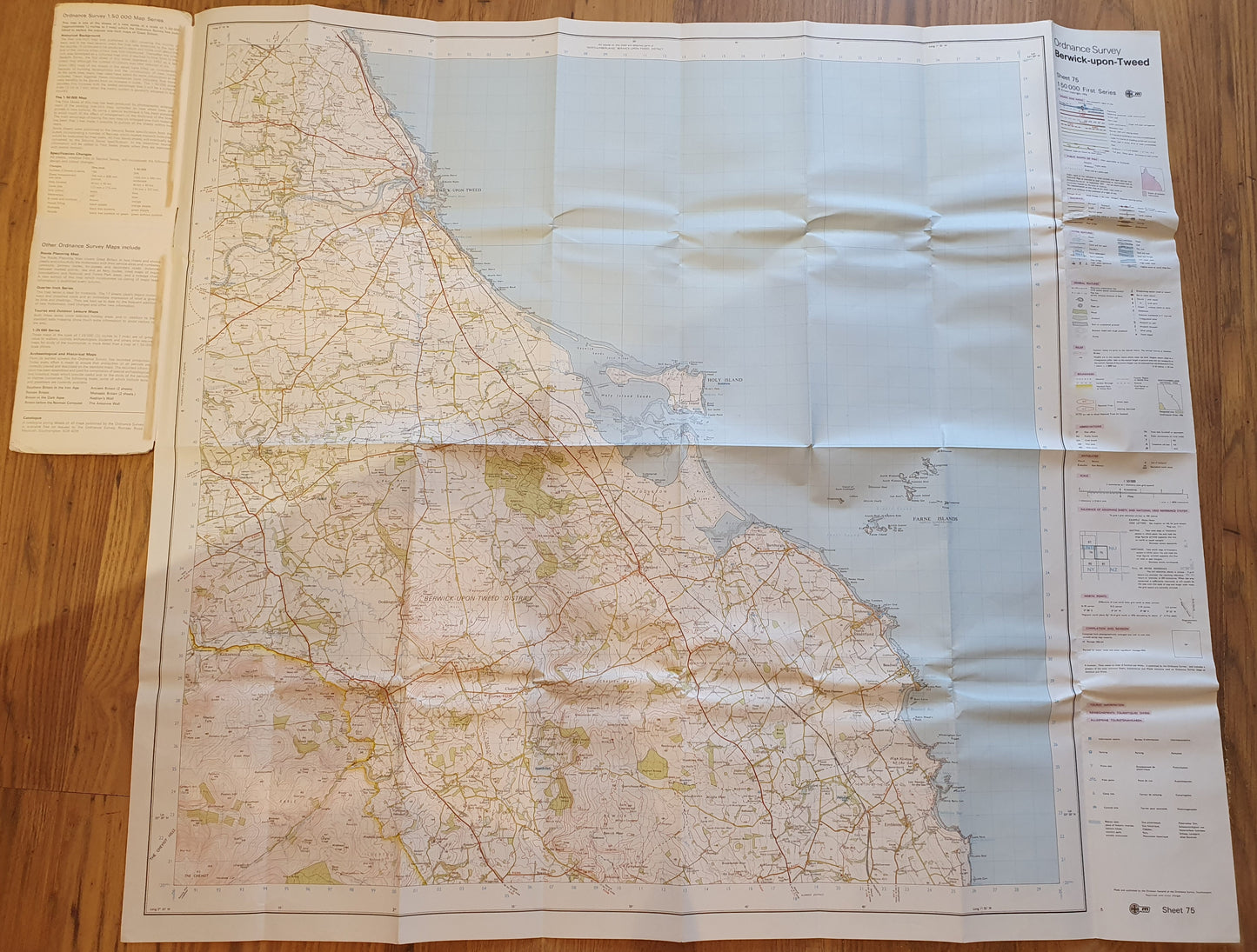 Ordnance Survey Landranger Map - Berwick-Upon-Tweed (Sheet 75)