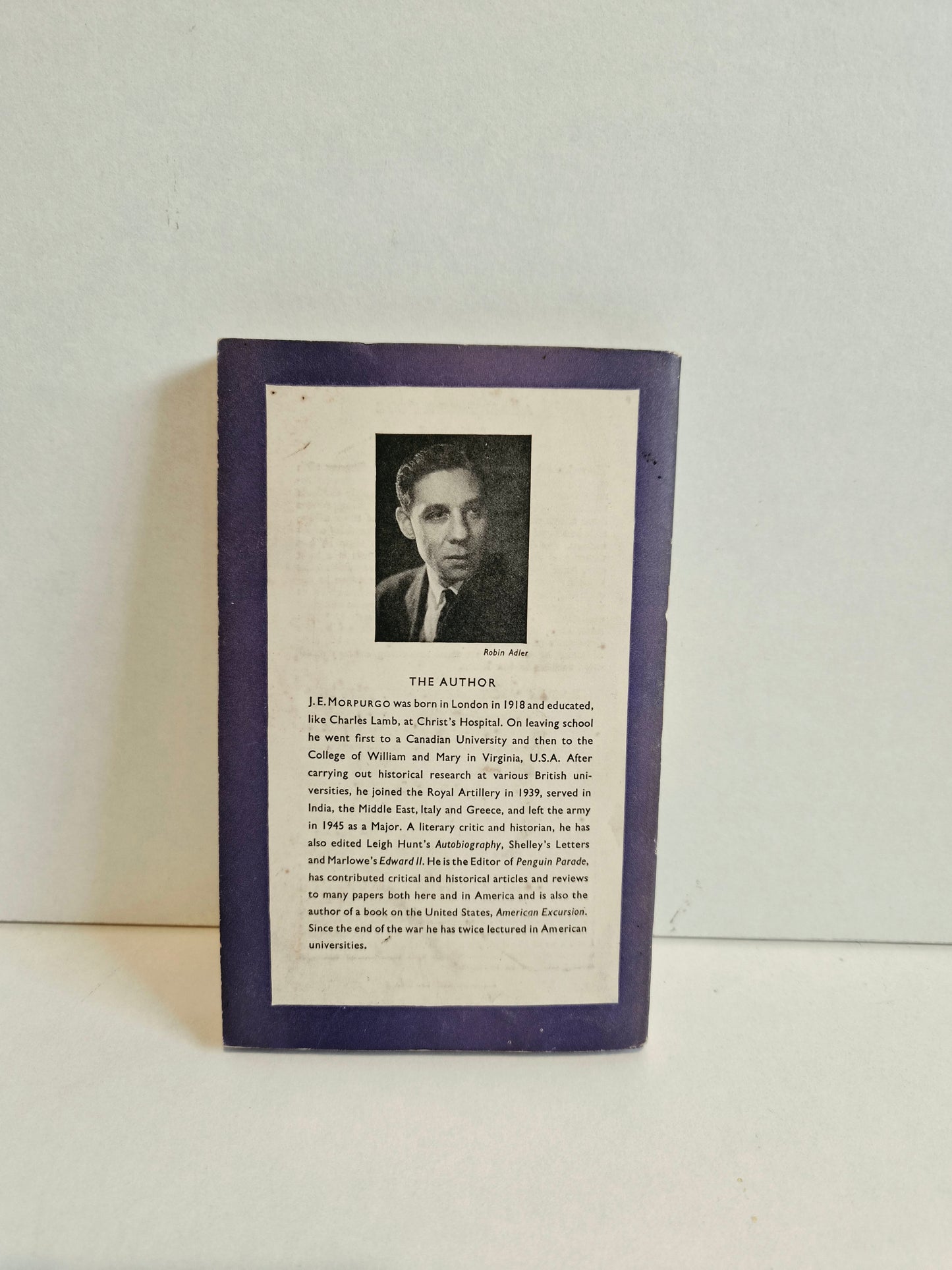 Charles Lamb and Elia Edited by J E Morpurgo (1948)