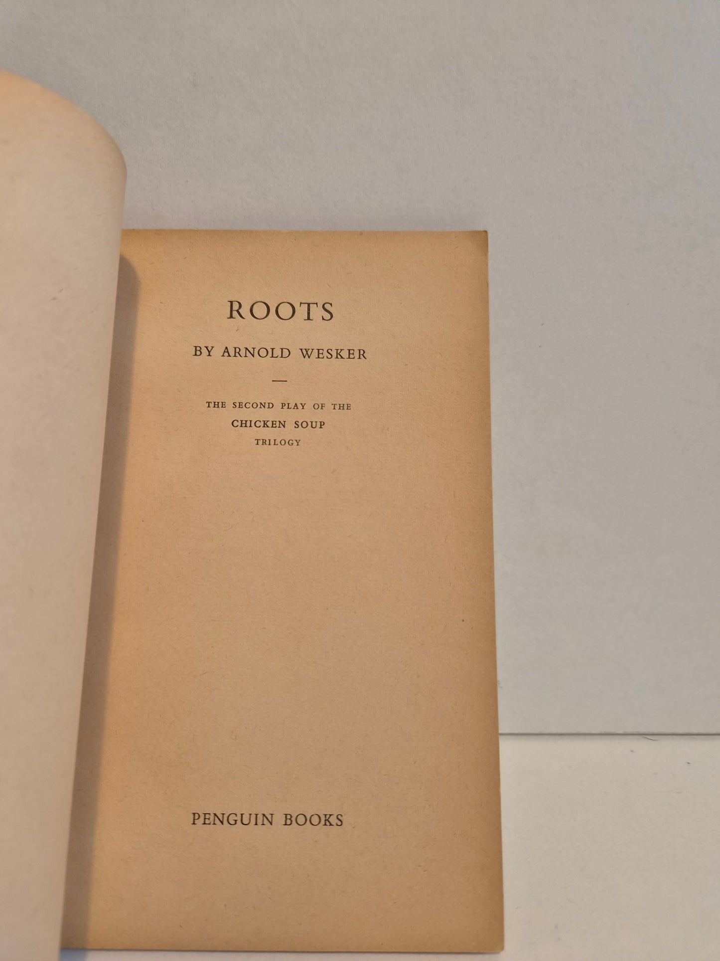 Roots by Arnold Wesker (1960)