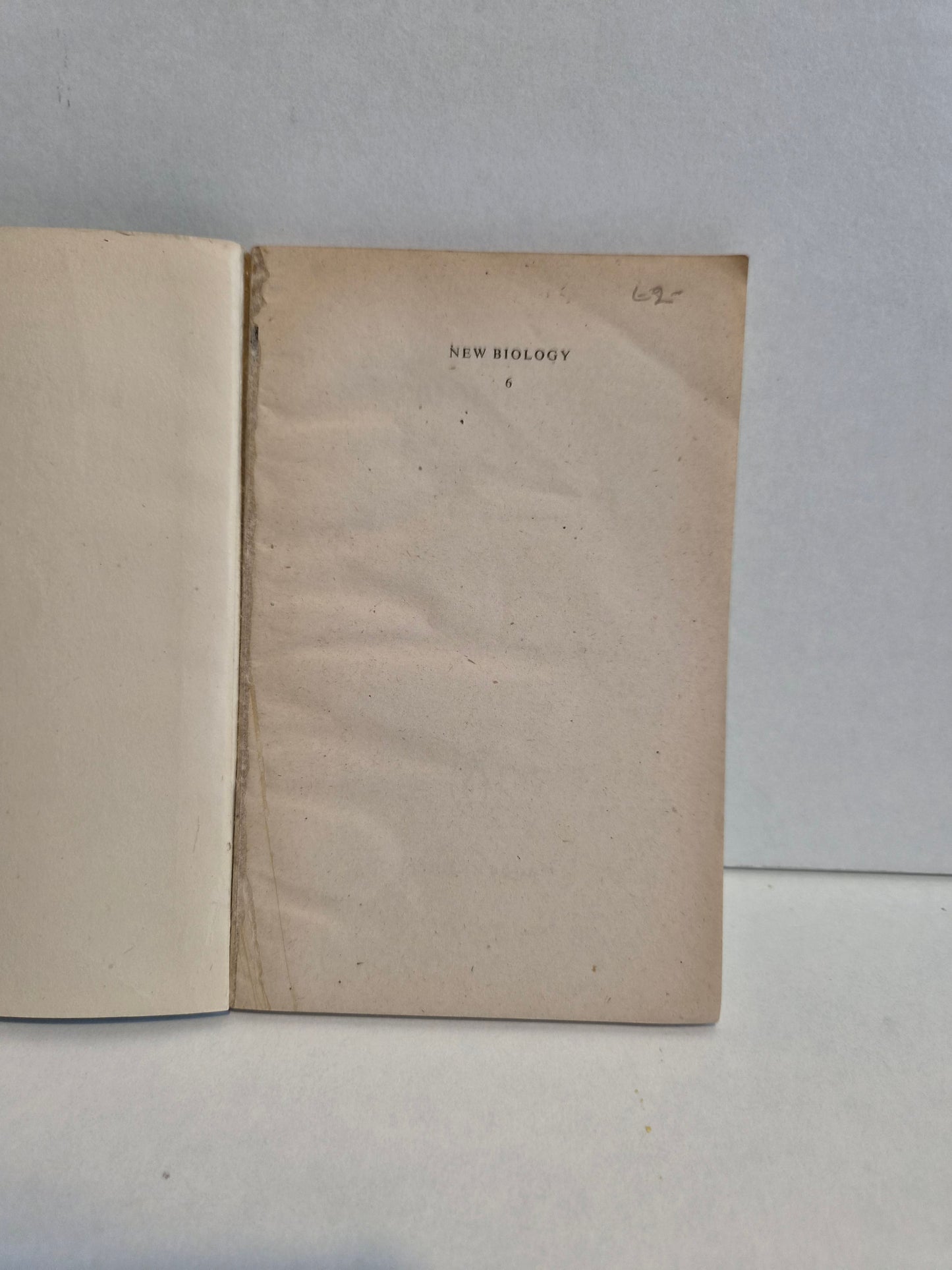New Biology 6 Edited by M L Johnson (1949)