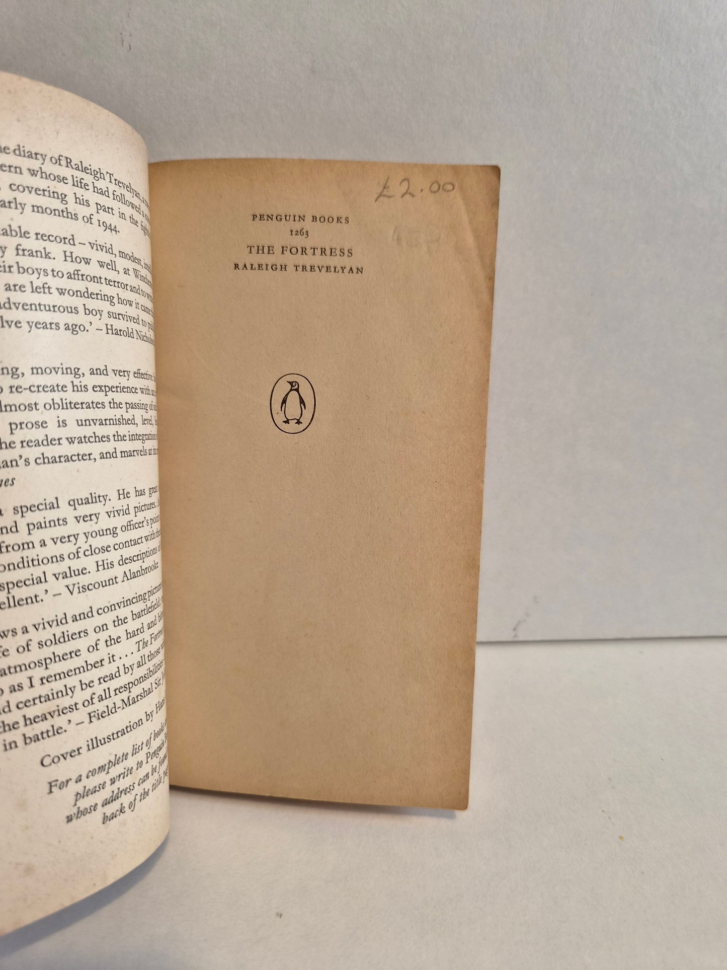 The Fortress by Raleigh Trevelyan (1958)