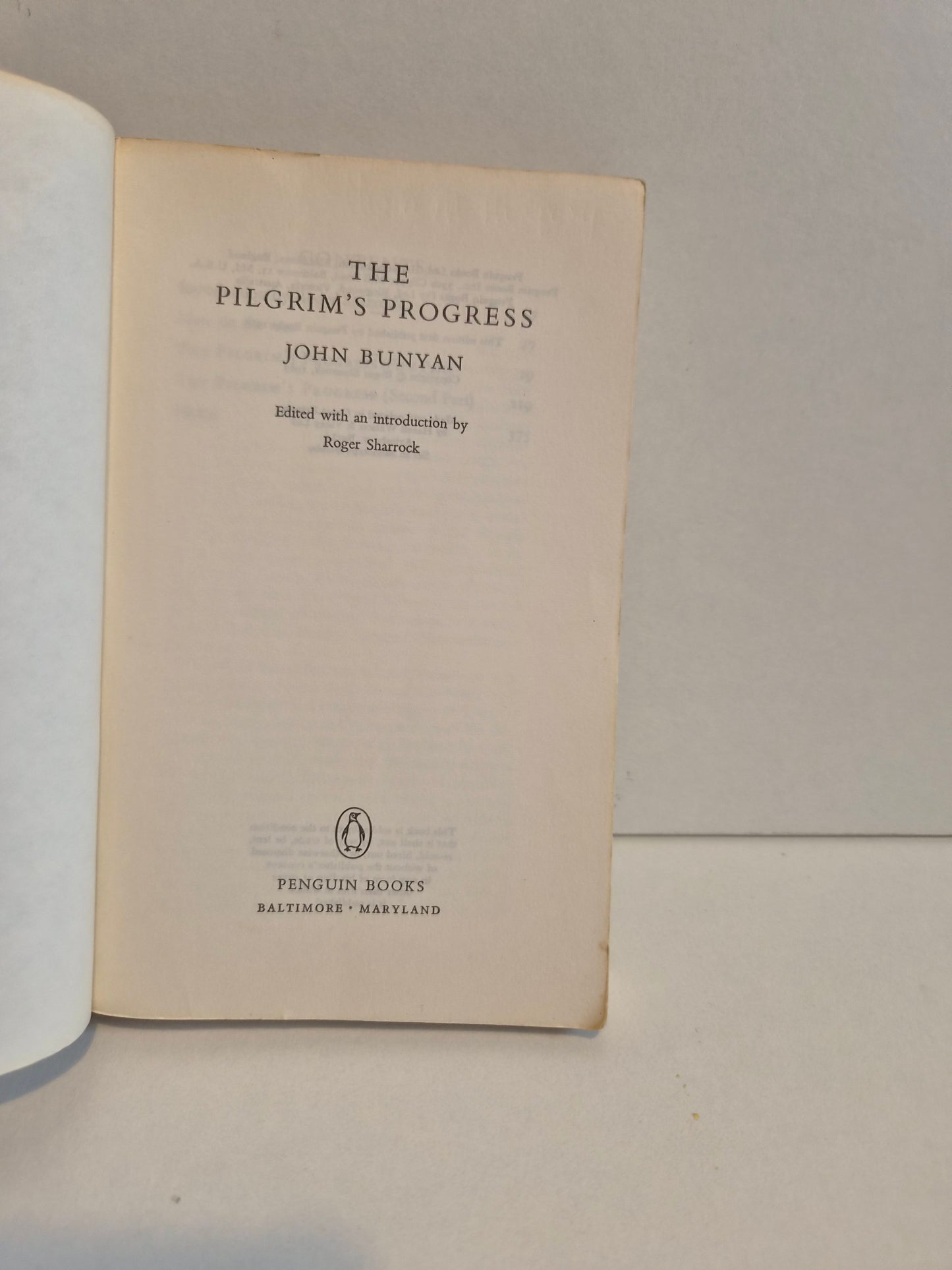 The Pilgrim's Progress by John Bunyan (1965)
