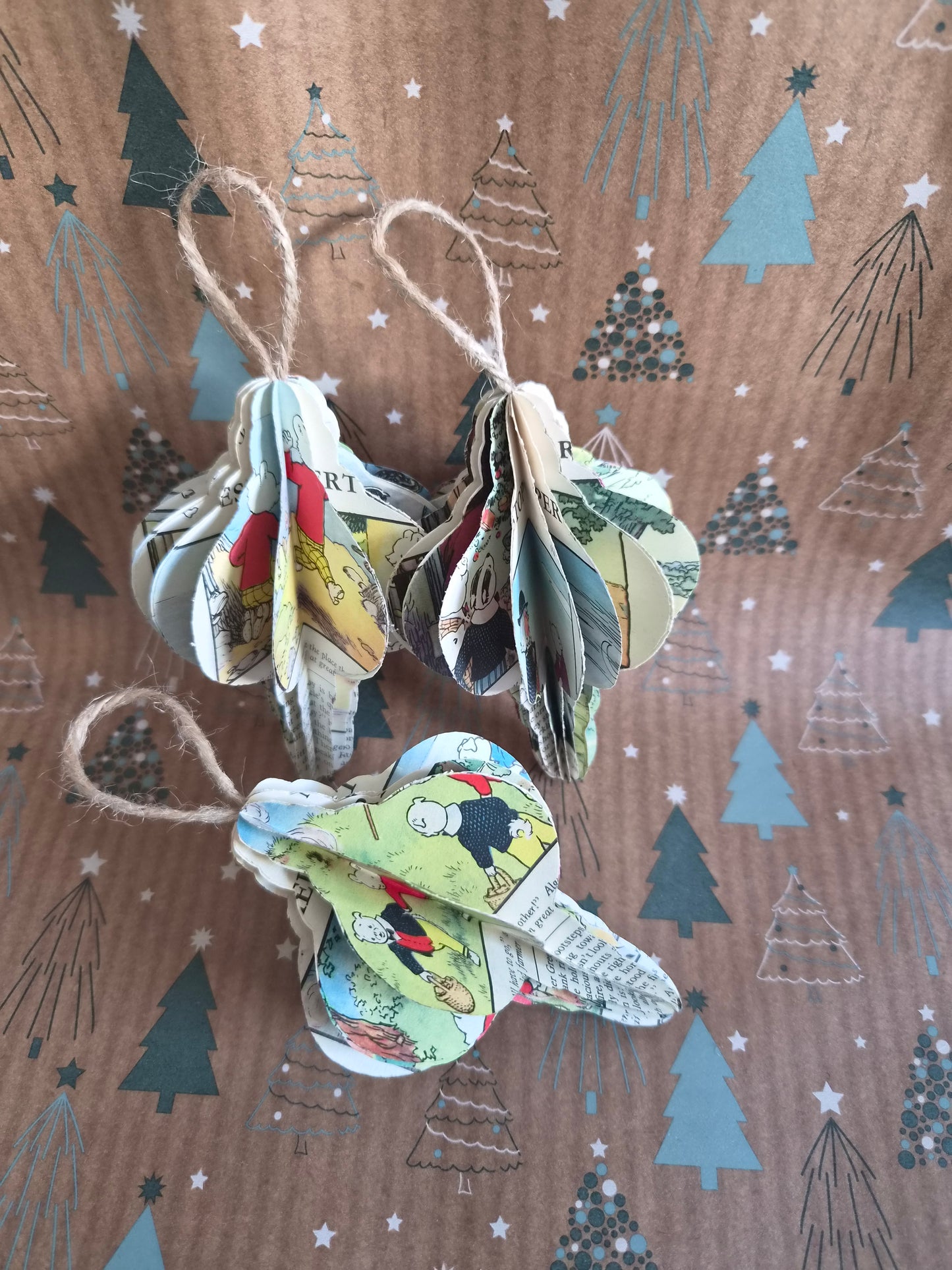 Set of Paper Christmas Decorations