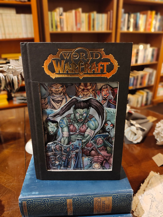 World of Warcraft Book Sculpture