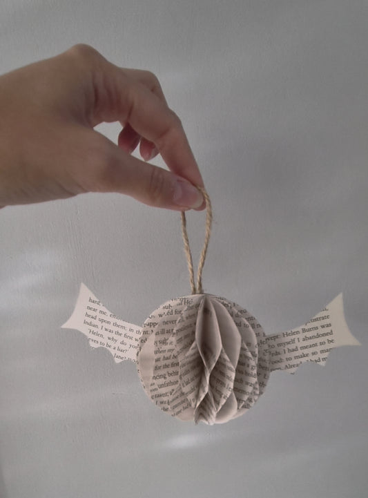 Set of Handmade Honeycomb Bat Hanging Decorations