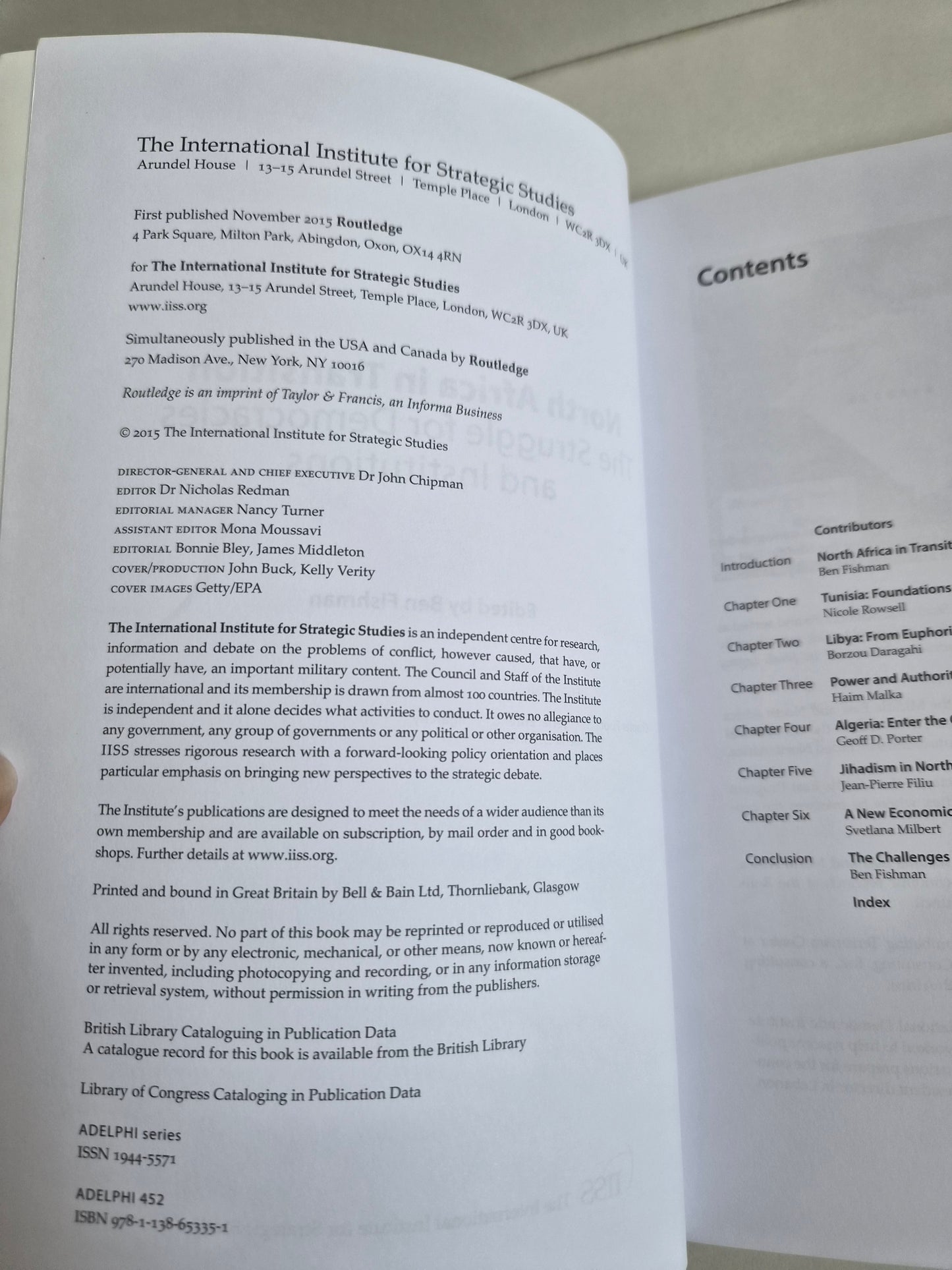 North Africa in Transition: The Struggle for Democracy and Institutions- IISS