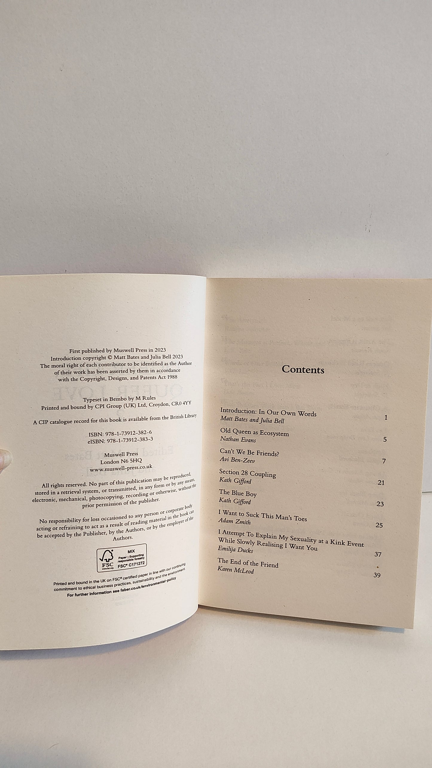 Queer Life, Queer Love 2: The Second Anthology edited by Matt Bates (2023)