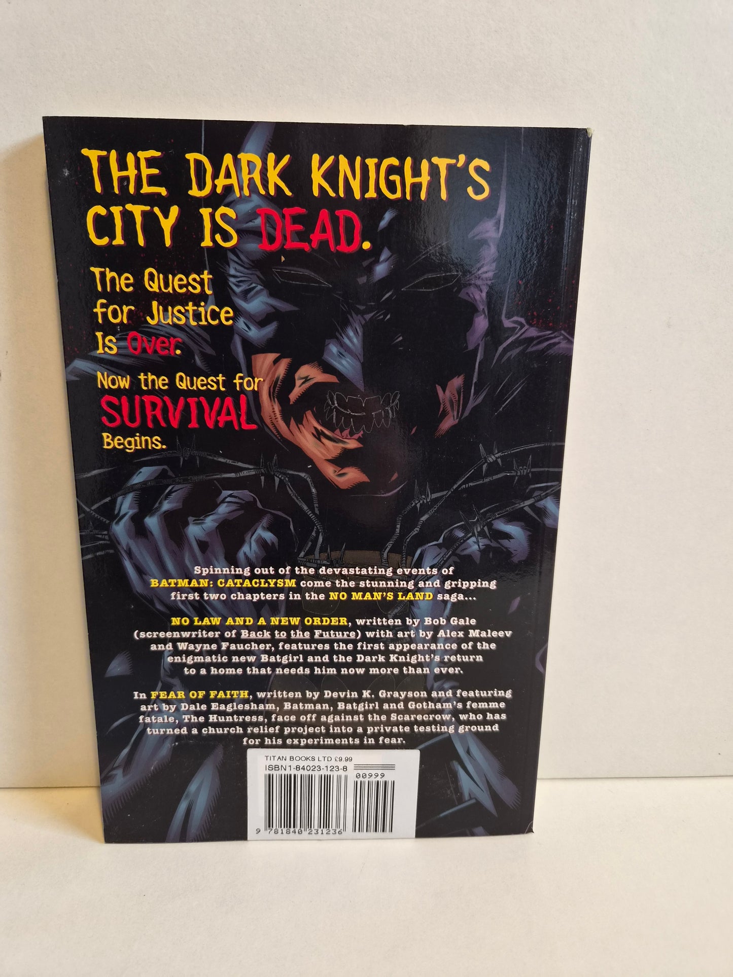 Batman No Man's Land Volume One by Bob Gale (1999) DC Comics