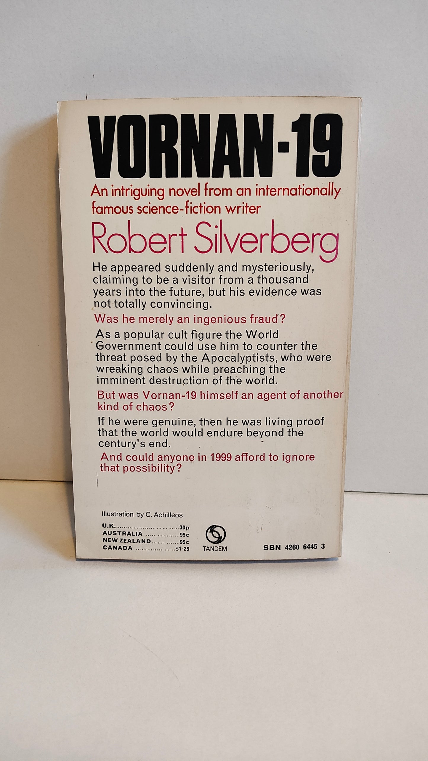 Vornan-19 by Robert Silverberg (1972)