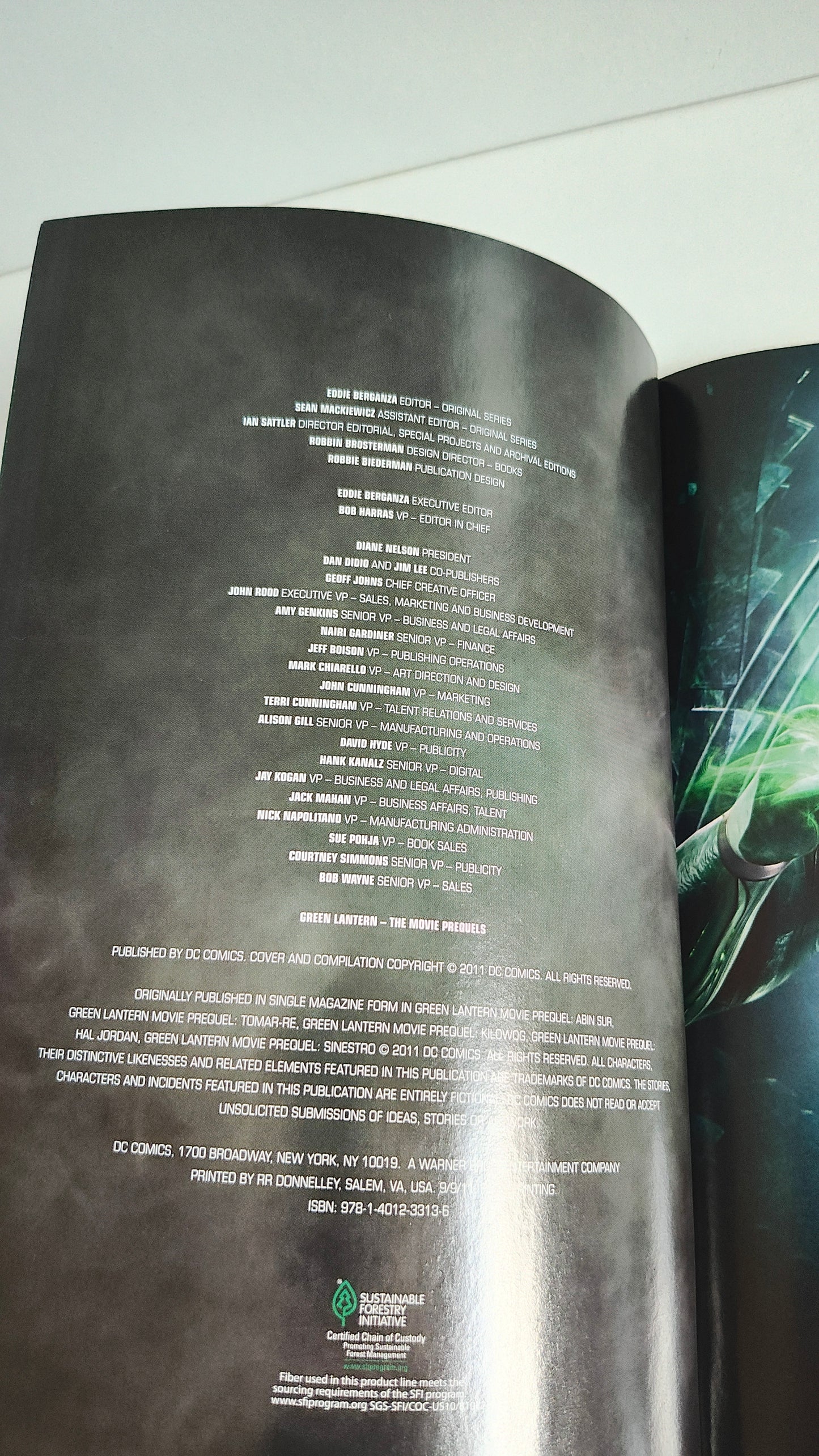 Green Lantern the Movie Prequels by Geoff Johns DC (2011)