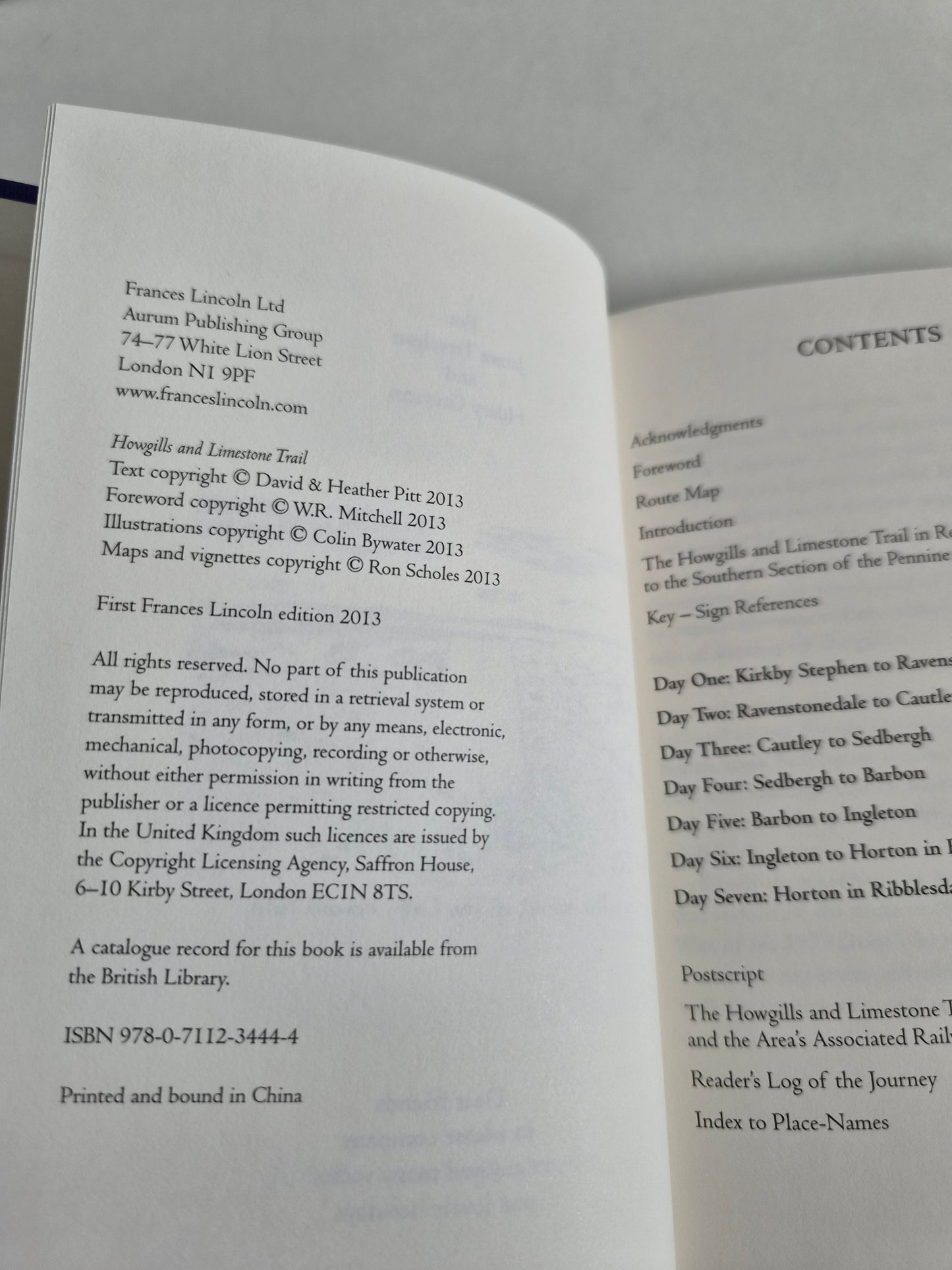 Howgills and Limestone Trail by David and Heather Pitt (2013)