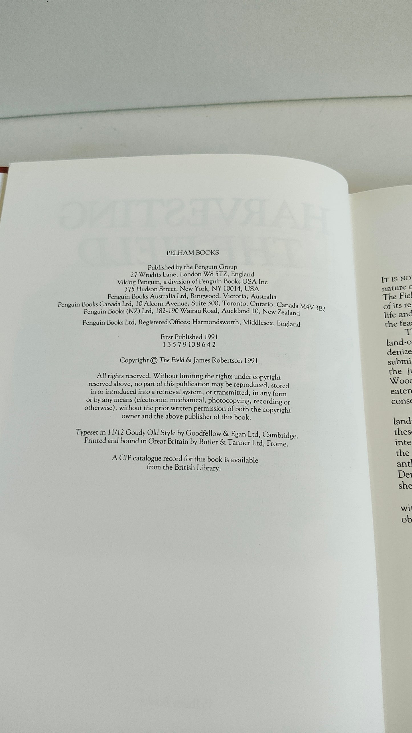 Harvesting The Field by James Irvine Robertson (1991)