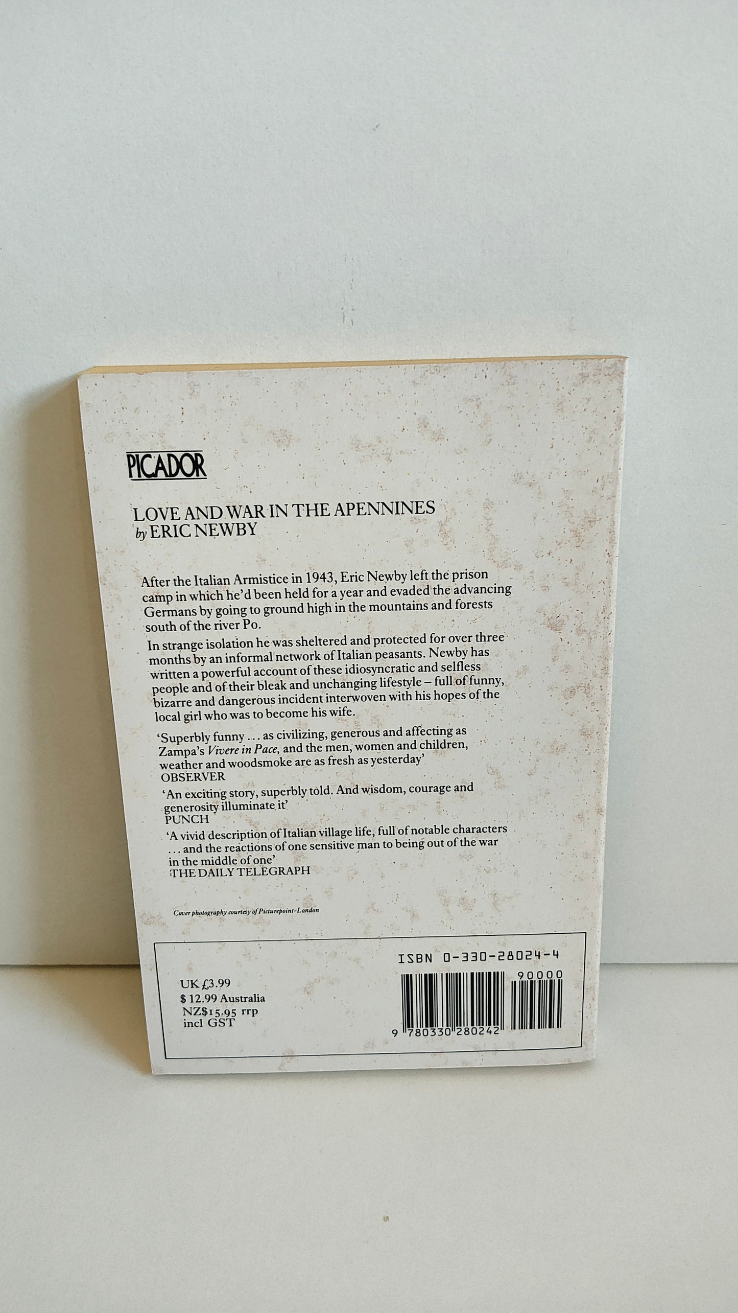 Love and War in the Apennines by Eric Newby (1983)