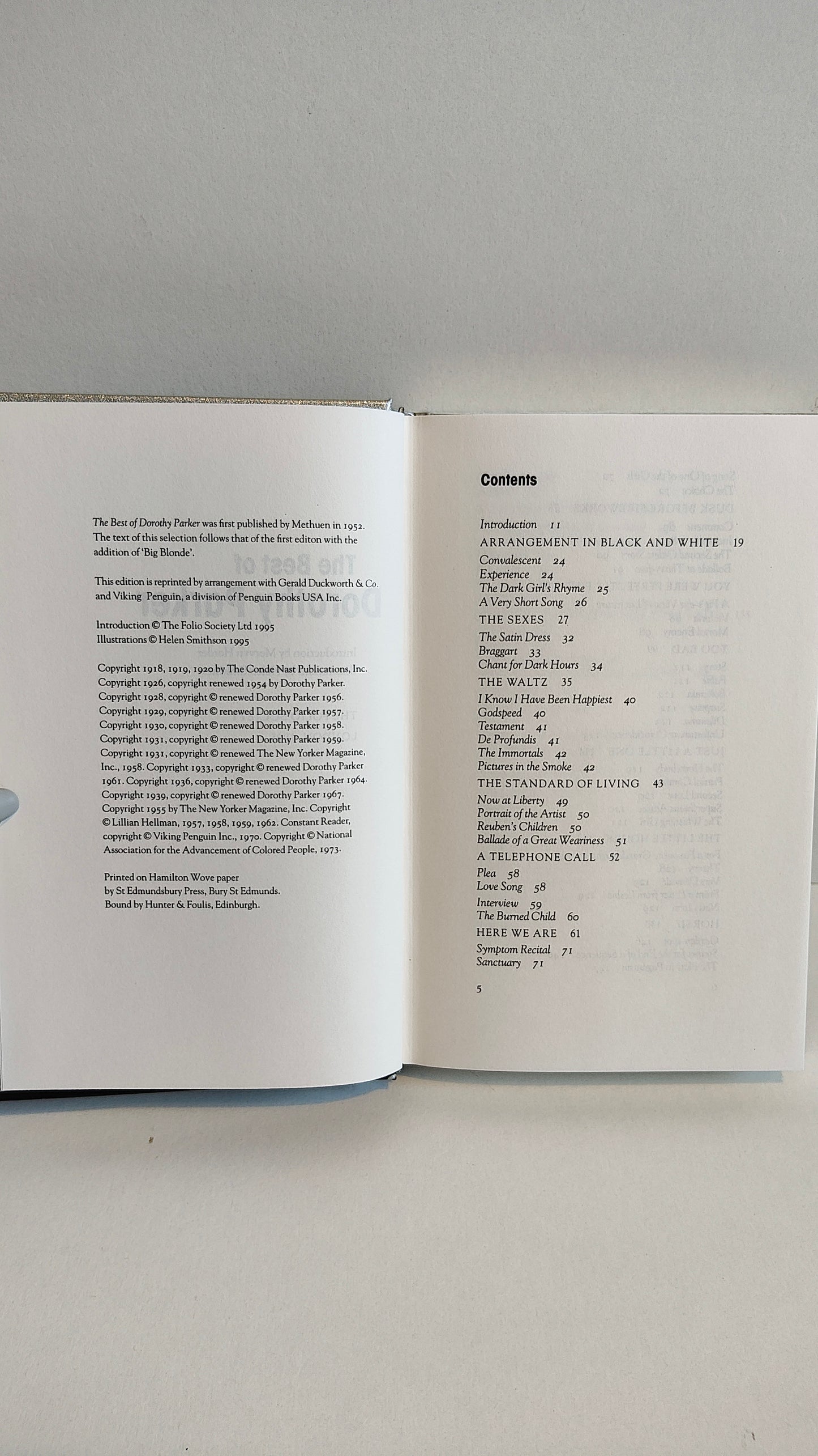 The Best of Dorothy Parker (1995) Folio Society