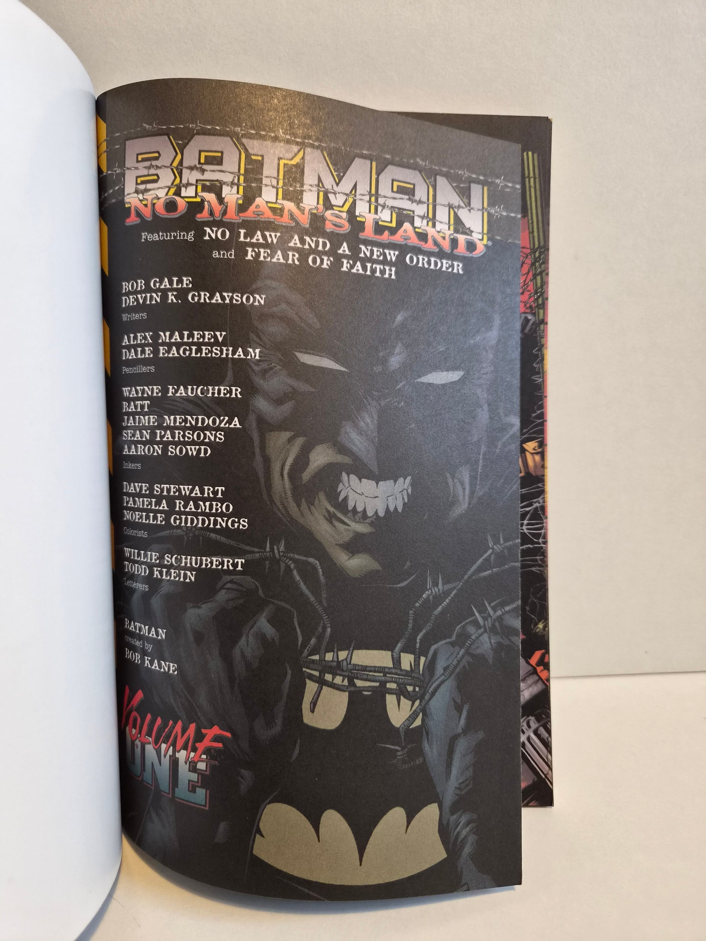 Batman No Man's Land Volume One by Bob Gale (1999) DC Comics