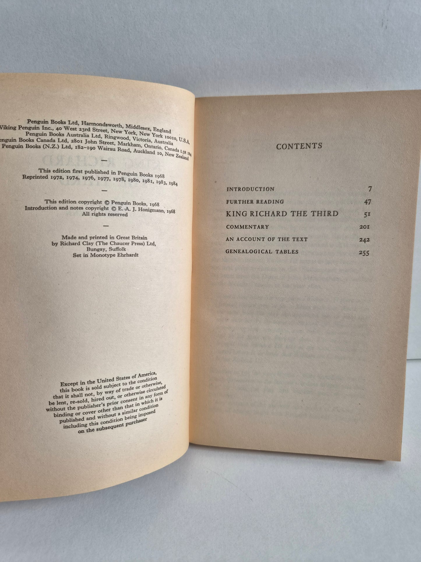 Richard III by William Shakespeare (1984)