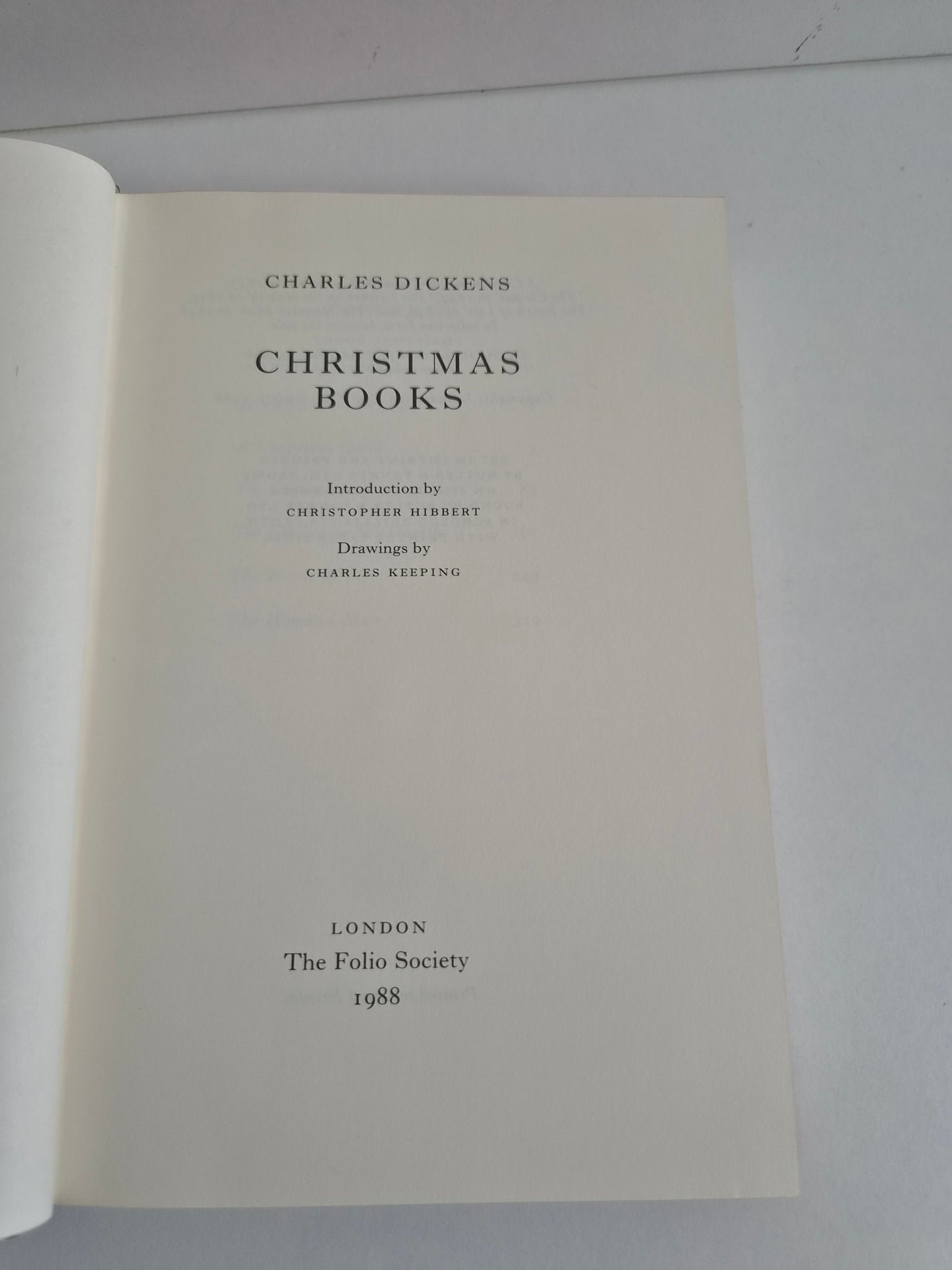 Christmas Books by Charles Dickens (1988)