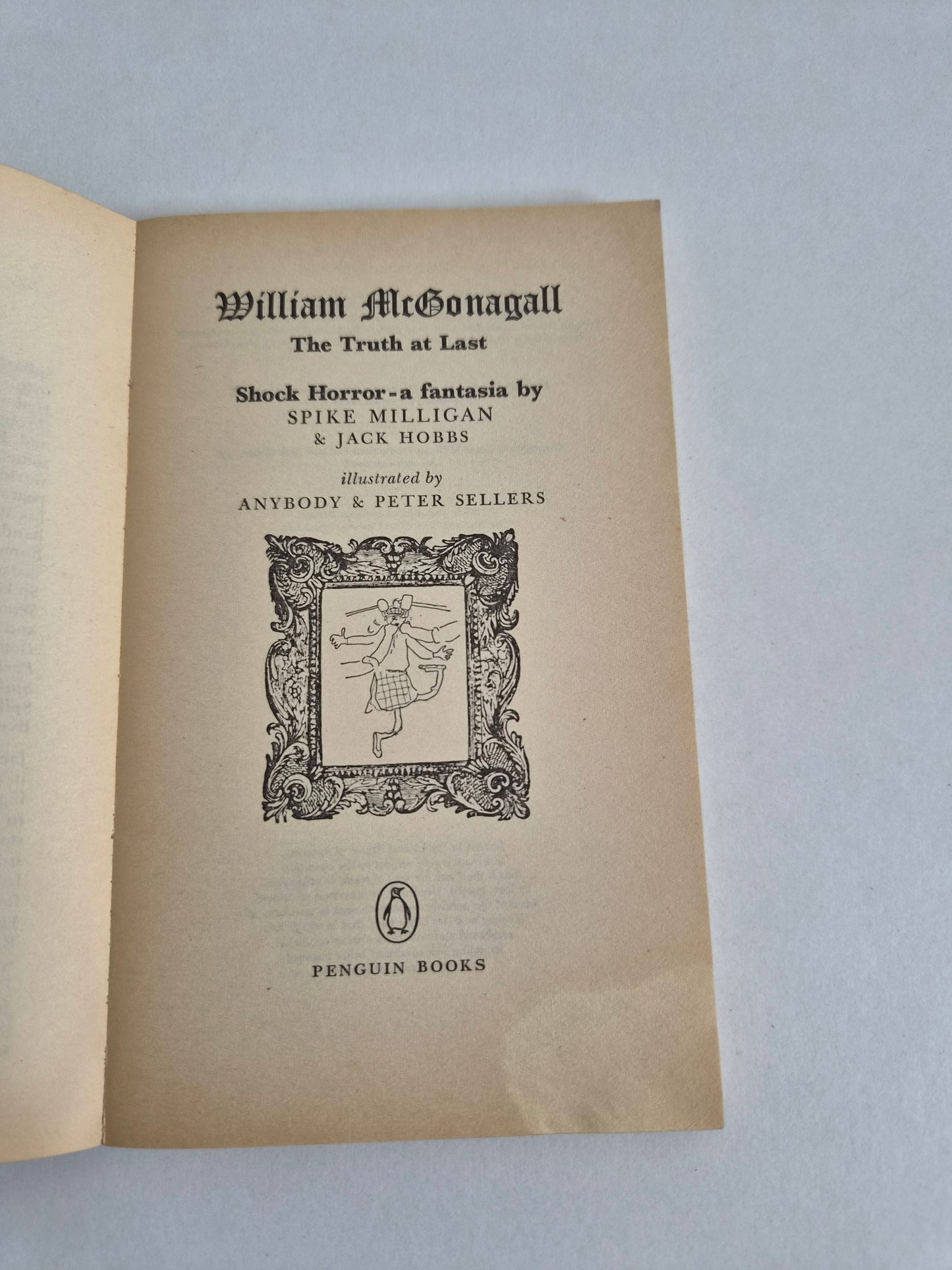 William McGonagall: The Truth at Last by Spike Milligan (1978)