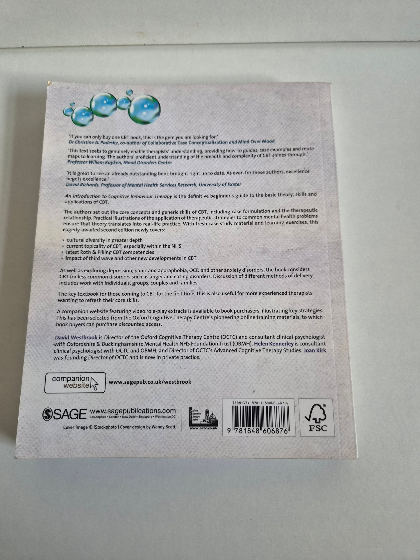 An Introduction to Cognitive Behaviour Therapy by David Westbrook (2012)