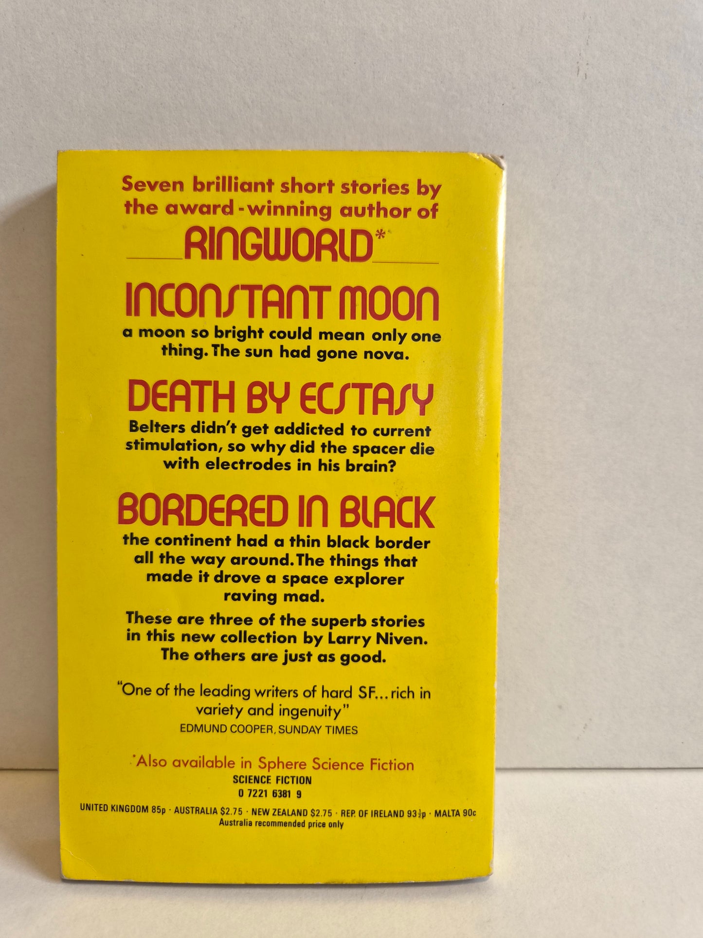 Inconstant Moon by Larry Niven (1977)