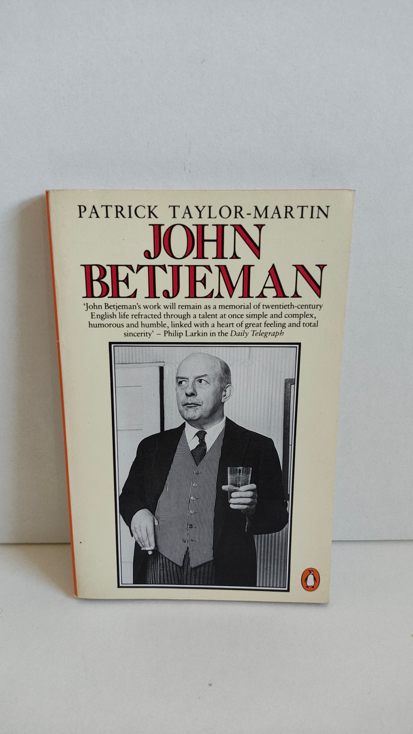 John Betjeman by Patrick Taylor-Martin (1984)