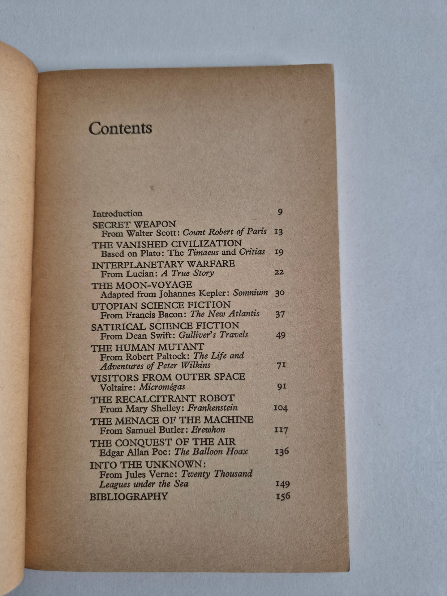 Science Fiction Through the Ages 1 edited by I O Evans (1966)