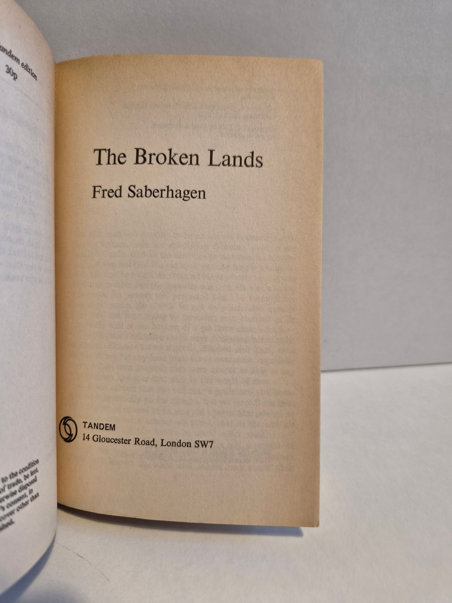 The Broken Lands by Fred Saberhagen (1973)