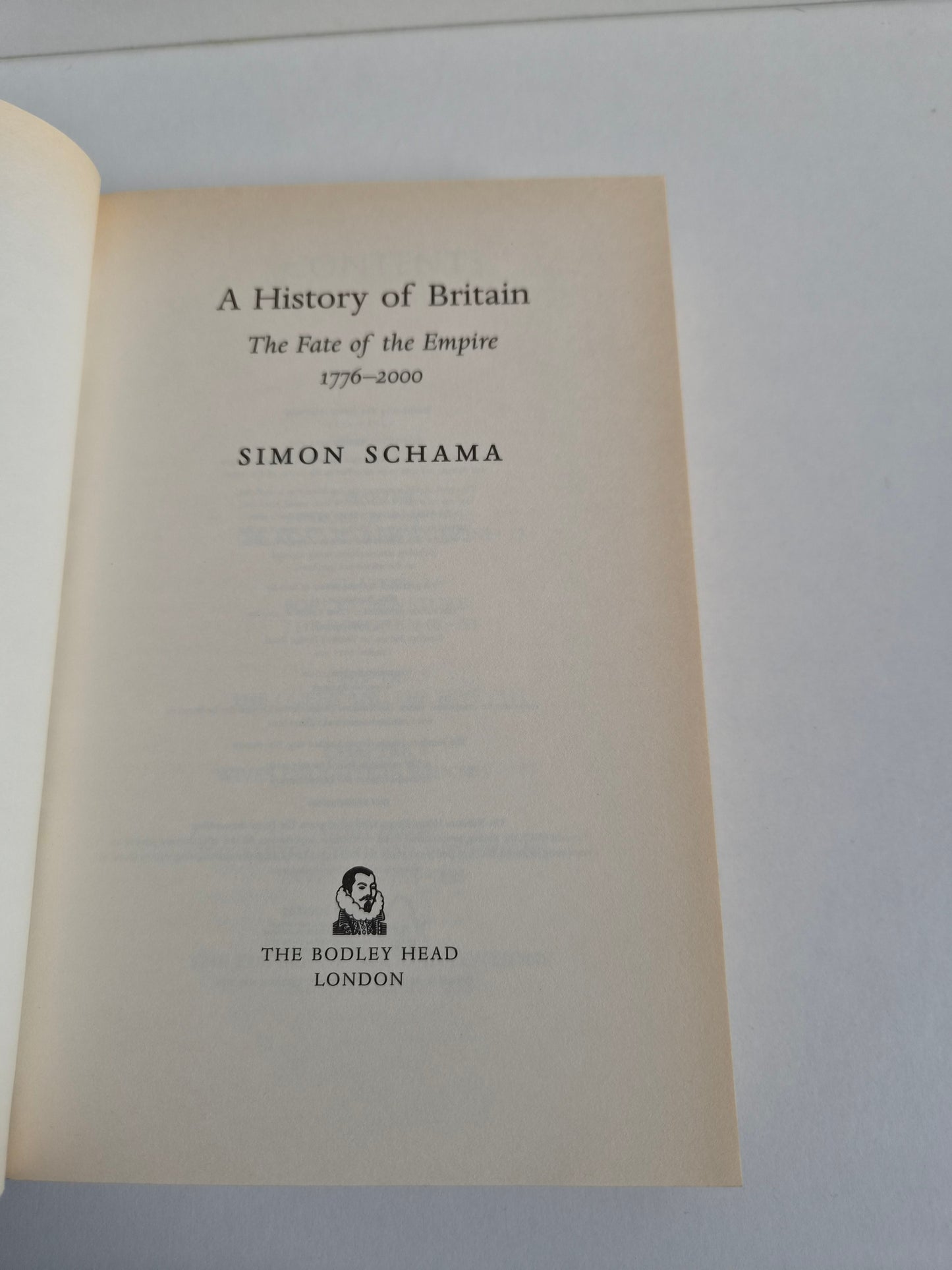 A History of Britain: The Fate of Empire 1776-2000 by Simon Schama (2009)