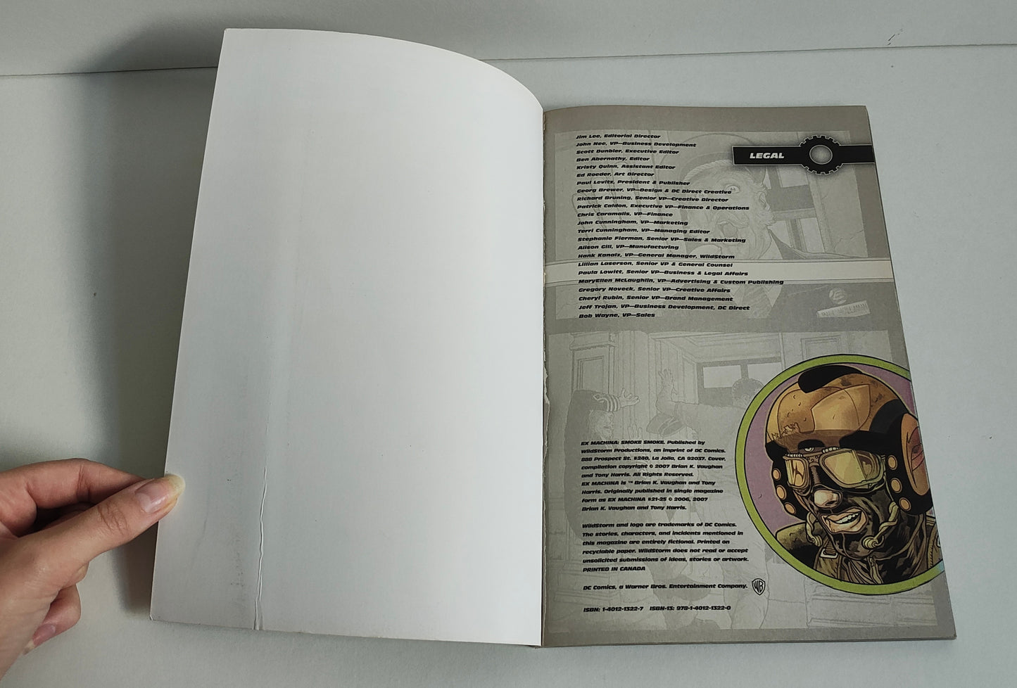 Ex Machina Vol 5 Smoke by Brian K Vaughan (2006)